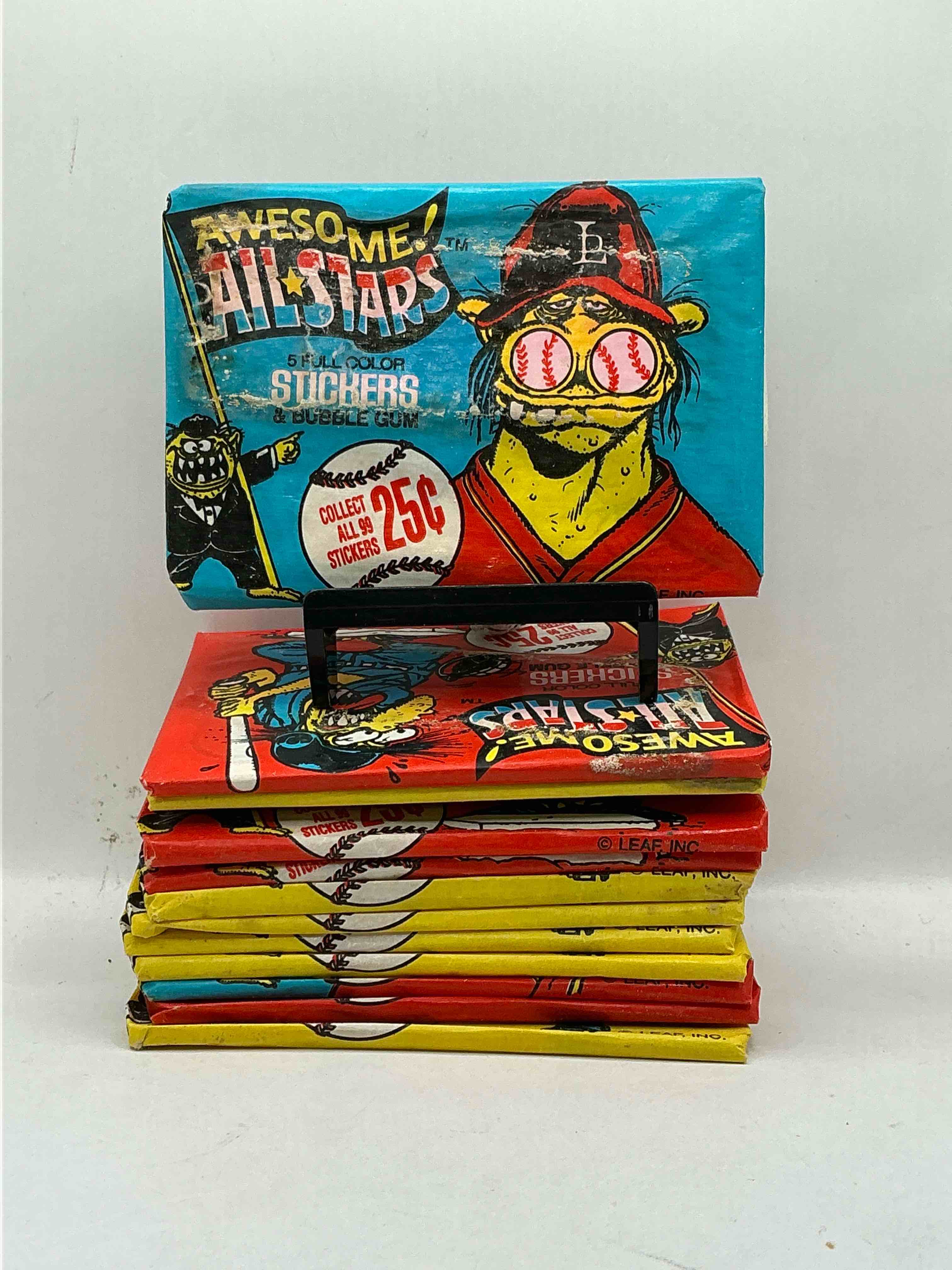 awesome all stars! a gross amount of fun! unopened packs from 1988 with monsters & cool characters! wow!