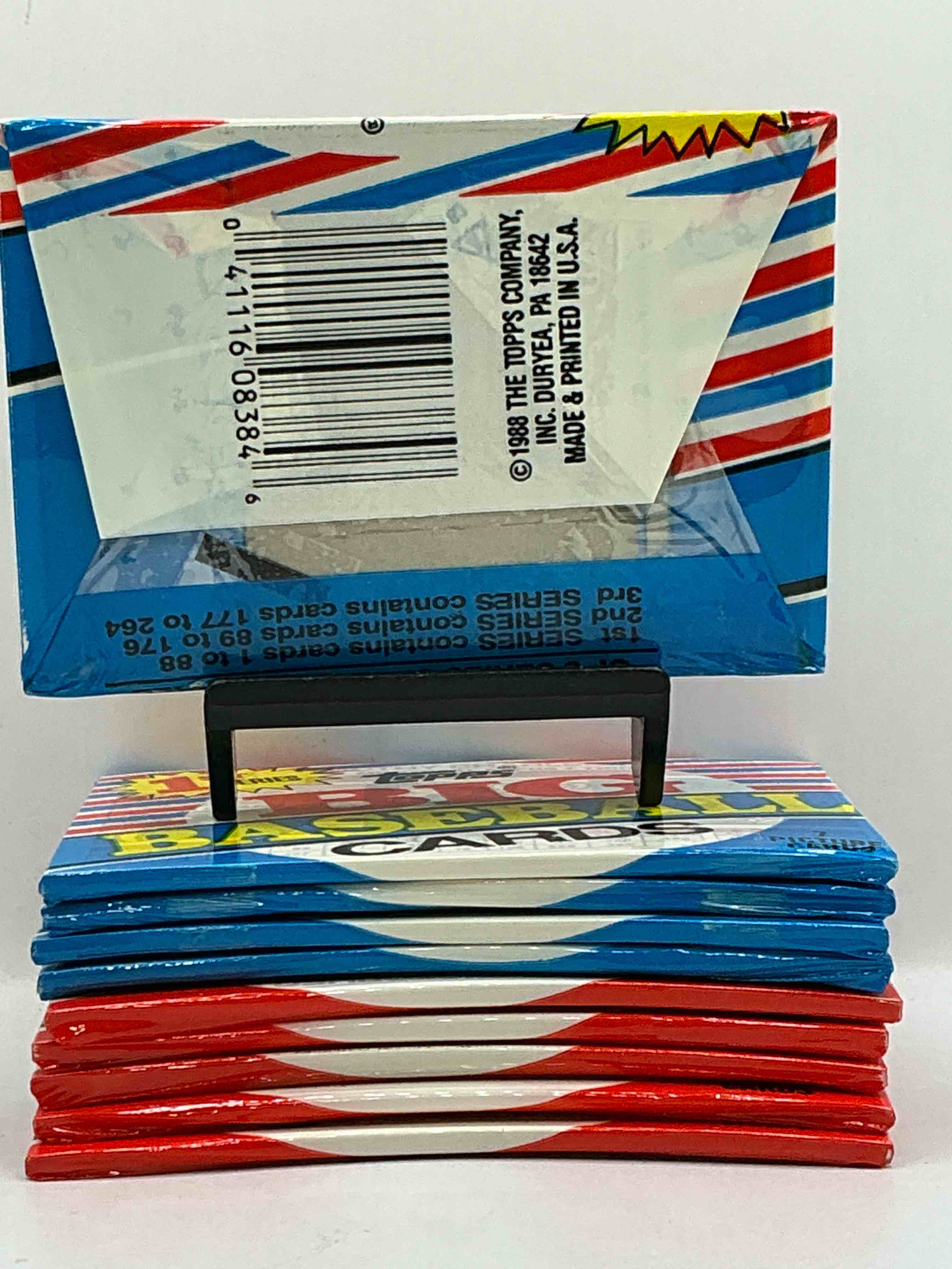 Condition photo showing New/Like New for 1988 Topps Big Baseball Sealed Card Packs Direct From Original Retail Case. Getting Harder & Harder To Find! Search For Bo Jackson, Roger Clemons & Tons Of 80's Stars In These Fun Cards You Rarely See!