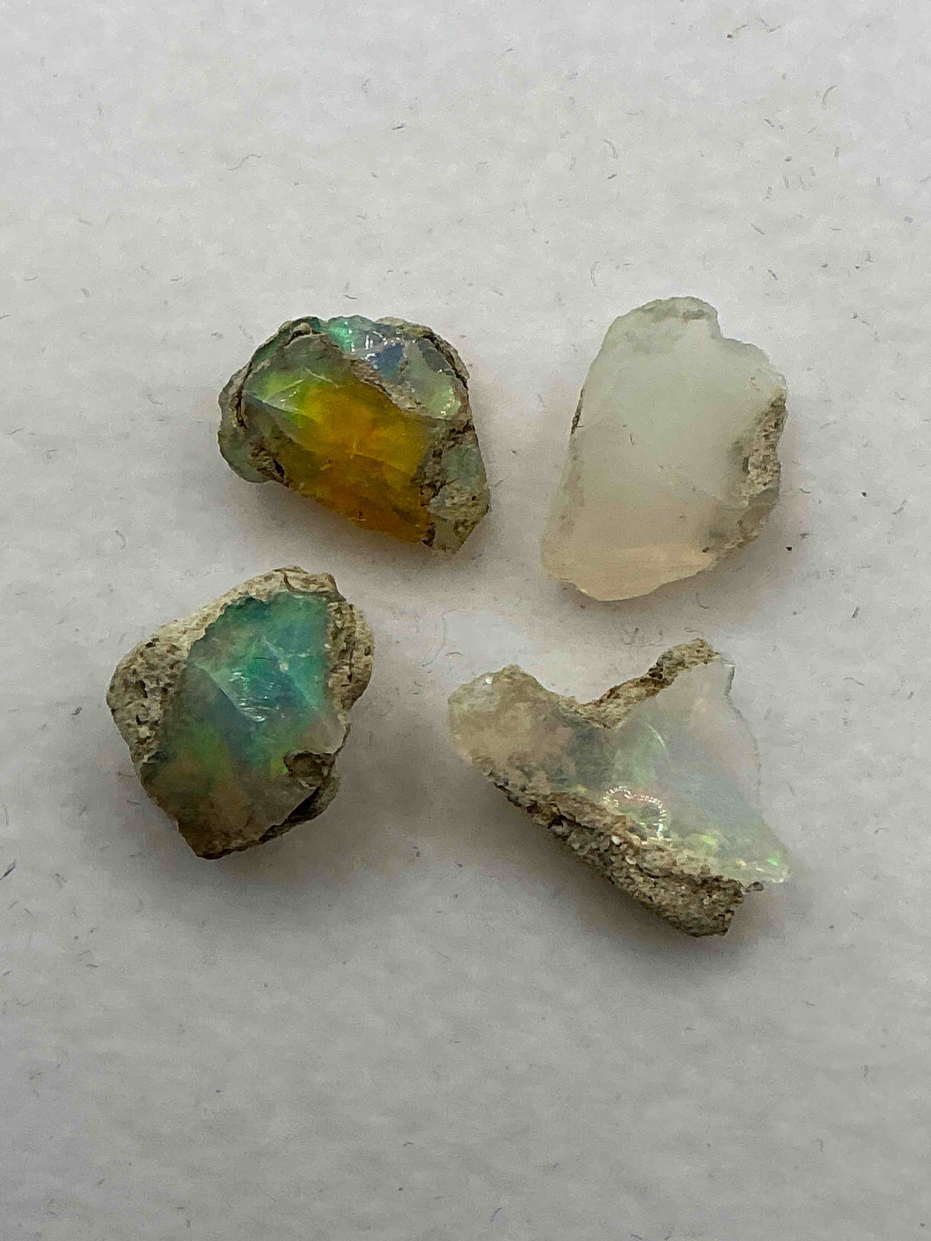 opal precious gemstone, authentic! opal gemstone, cut and/or faceted & polished! opals are famous for their. stunning clarity & hues & likely originate from ethiopia. opals are believed to promote hope, purity & love. the u.s. dime in image is for size reference only (not included). own an amazing, stunning, unique opal gemstone!