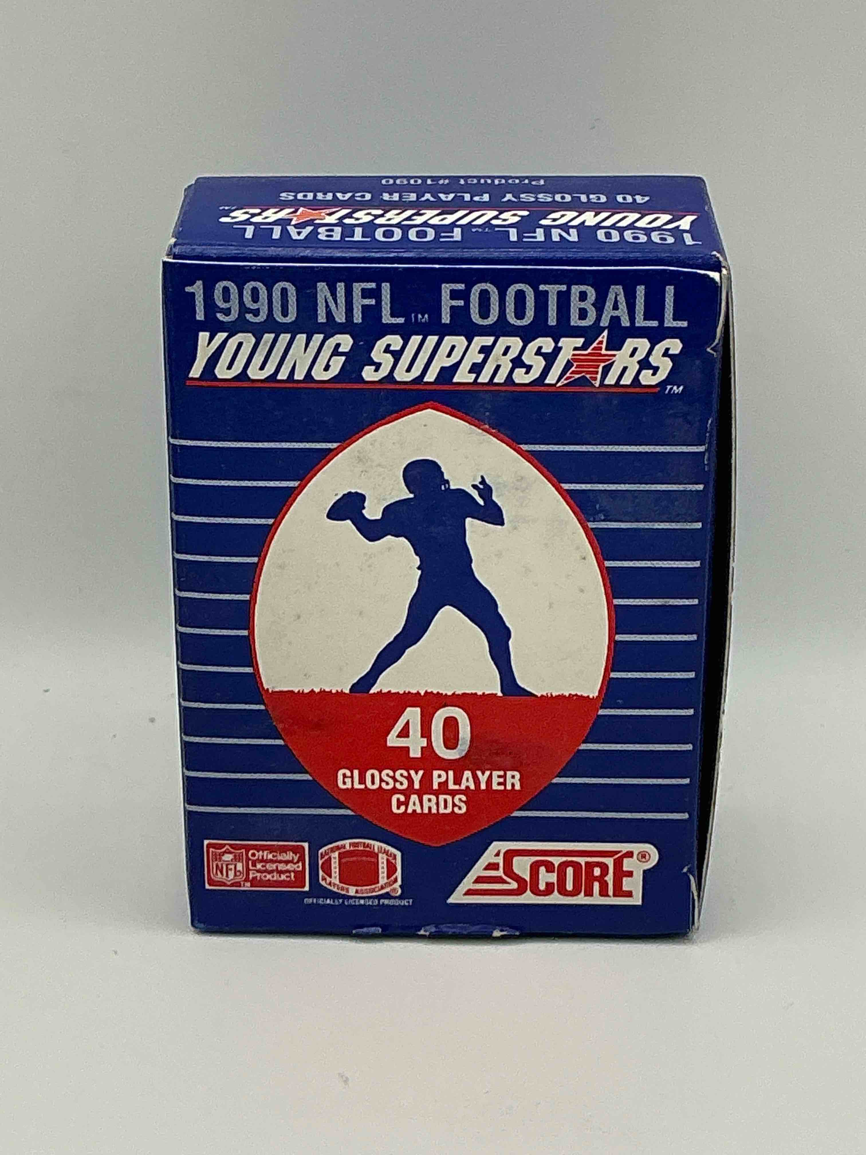 barry sanders! troy aikman! deion sanders! 1990 score nfl “young superstars” box! 40 of the nfl’s biggest stars from 1991 all included in this super rare & vintage box!