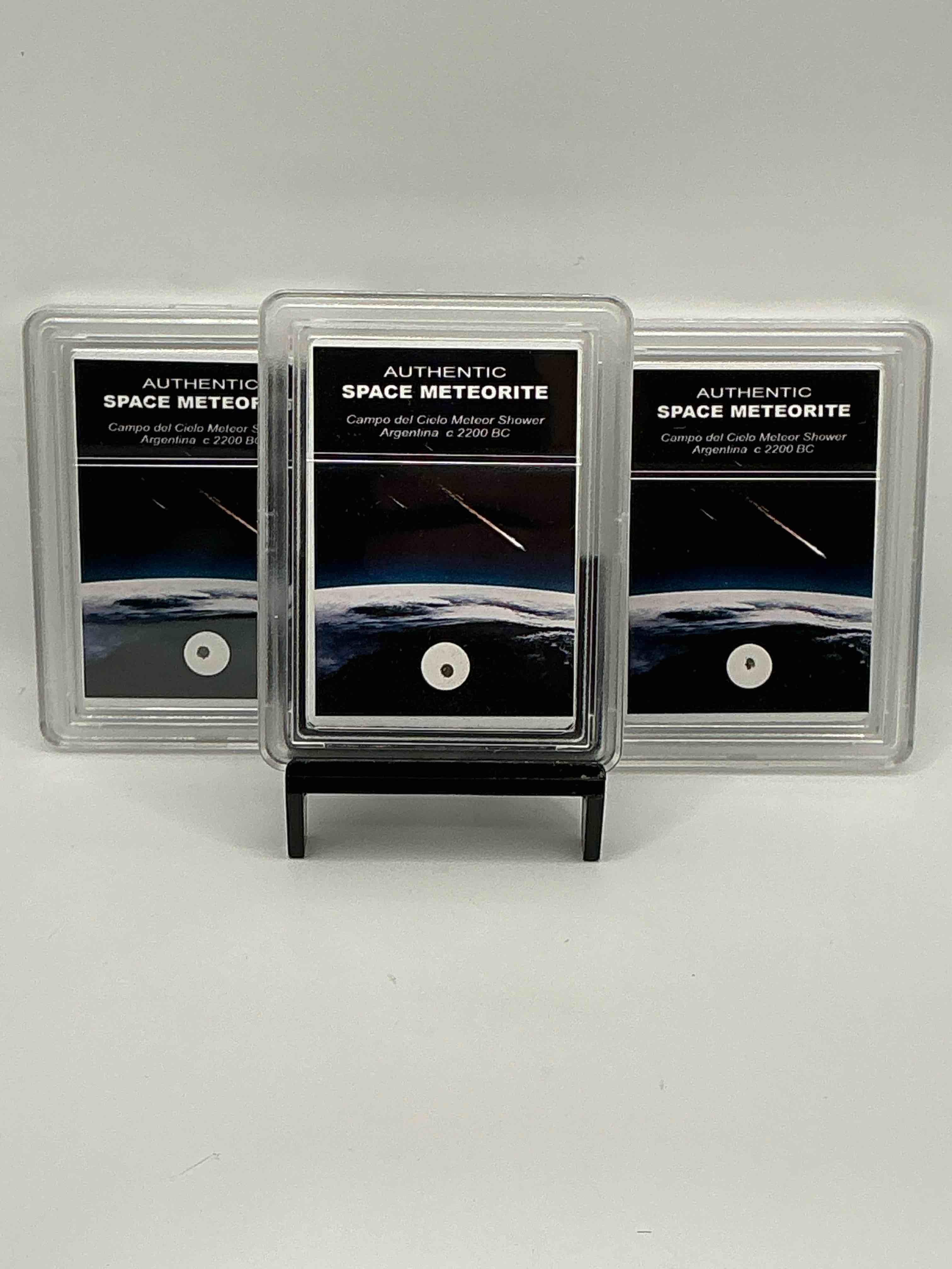 meteorite, authentic & very rare! genuine meteorite fragment discovered in argentina in the year 2200 bc! this meteorite is thought to have fallen from space to earth around 4000 years ago! your chance to own an authentic, super rare, meteorite fragment from outer space!