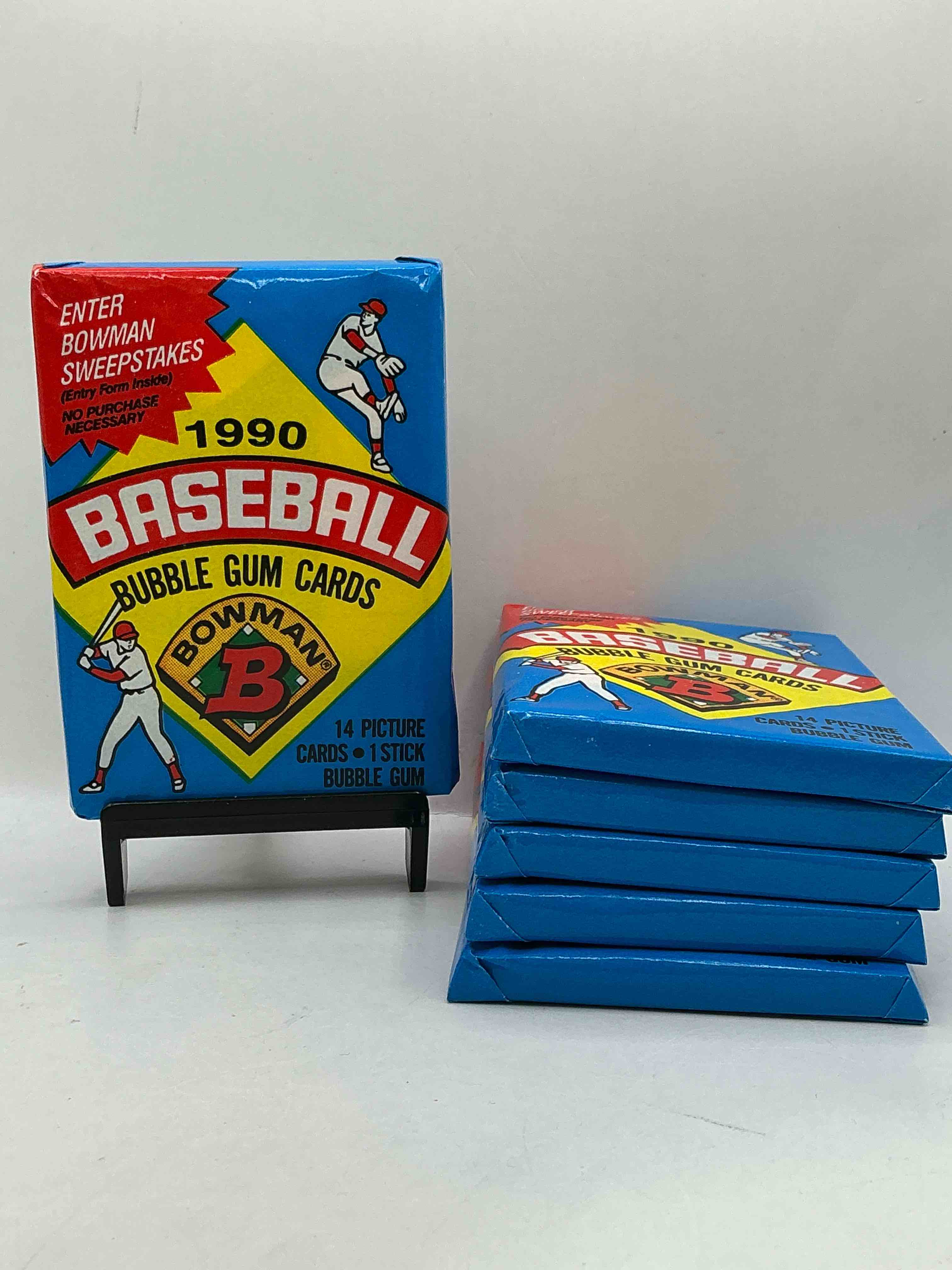 1990 Bowman Baseball Unopened Sports Card Wax Packs! Direct From Original Box! Look For Frank Thomas & Larry Walker Rookie Cards!