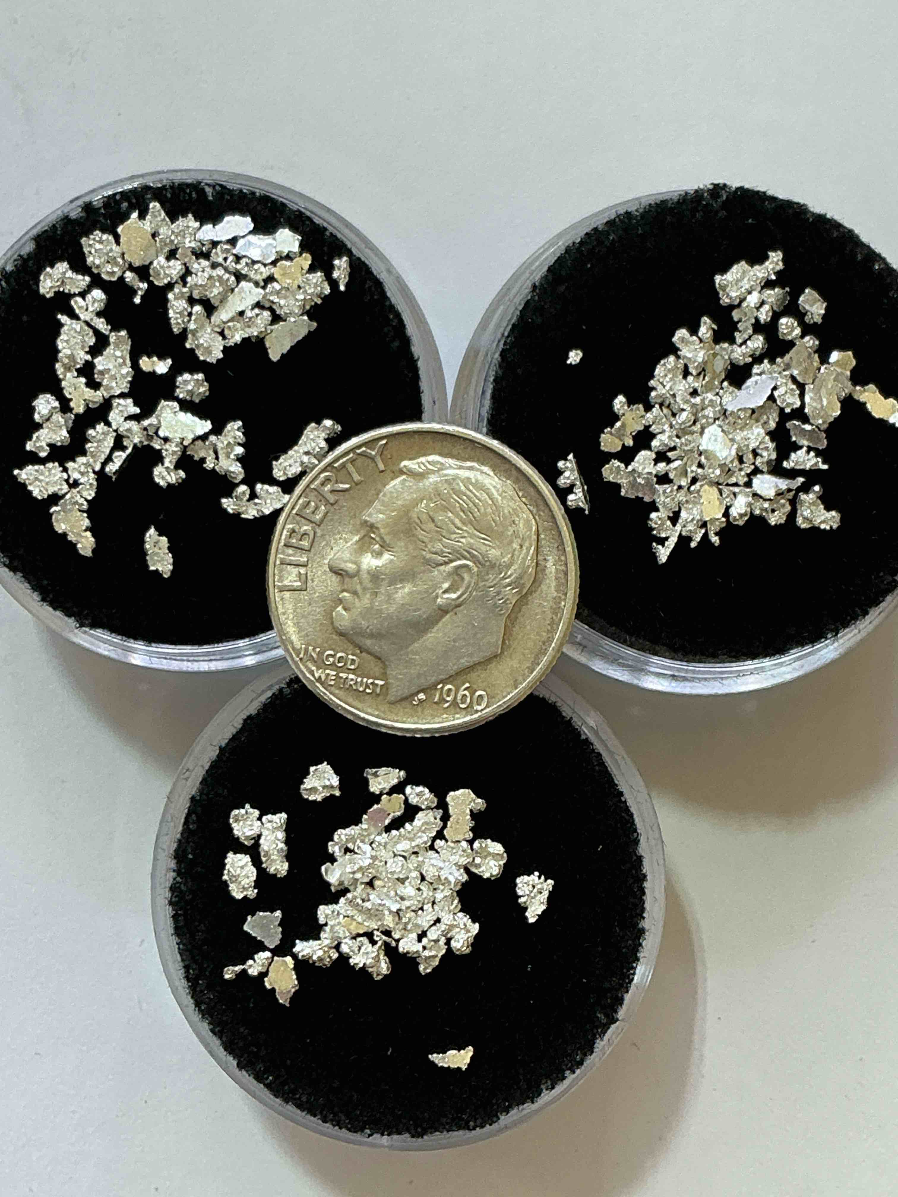 Condition photo showing New/Like New for Genuine US Silver Crystals! Beautiful Fine US Silver (.999) In Gorgeous Small Crystal Form! Collect Fine US Silver In This Unique & Rare Form! 