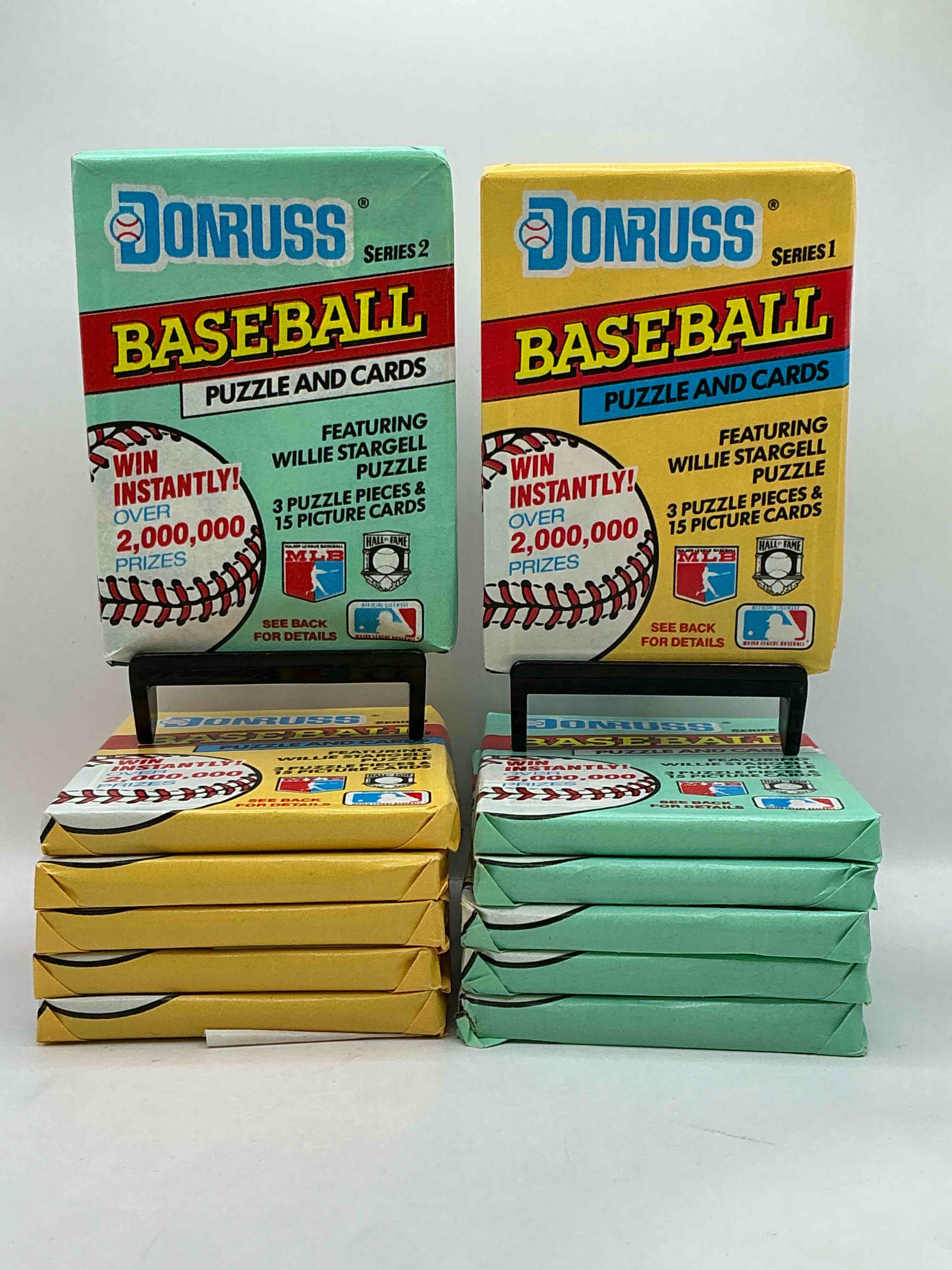 Wow! 1991 Donruss Series 1 & 2 Unopened Baseball Card Wax Packs! Direct From Original Box! Search For Valuable Ken Griffey Jr. Sports Trading Cards!