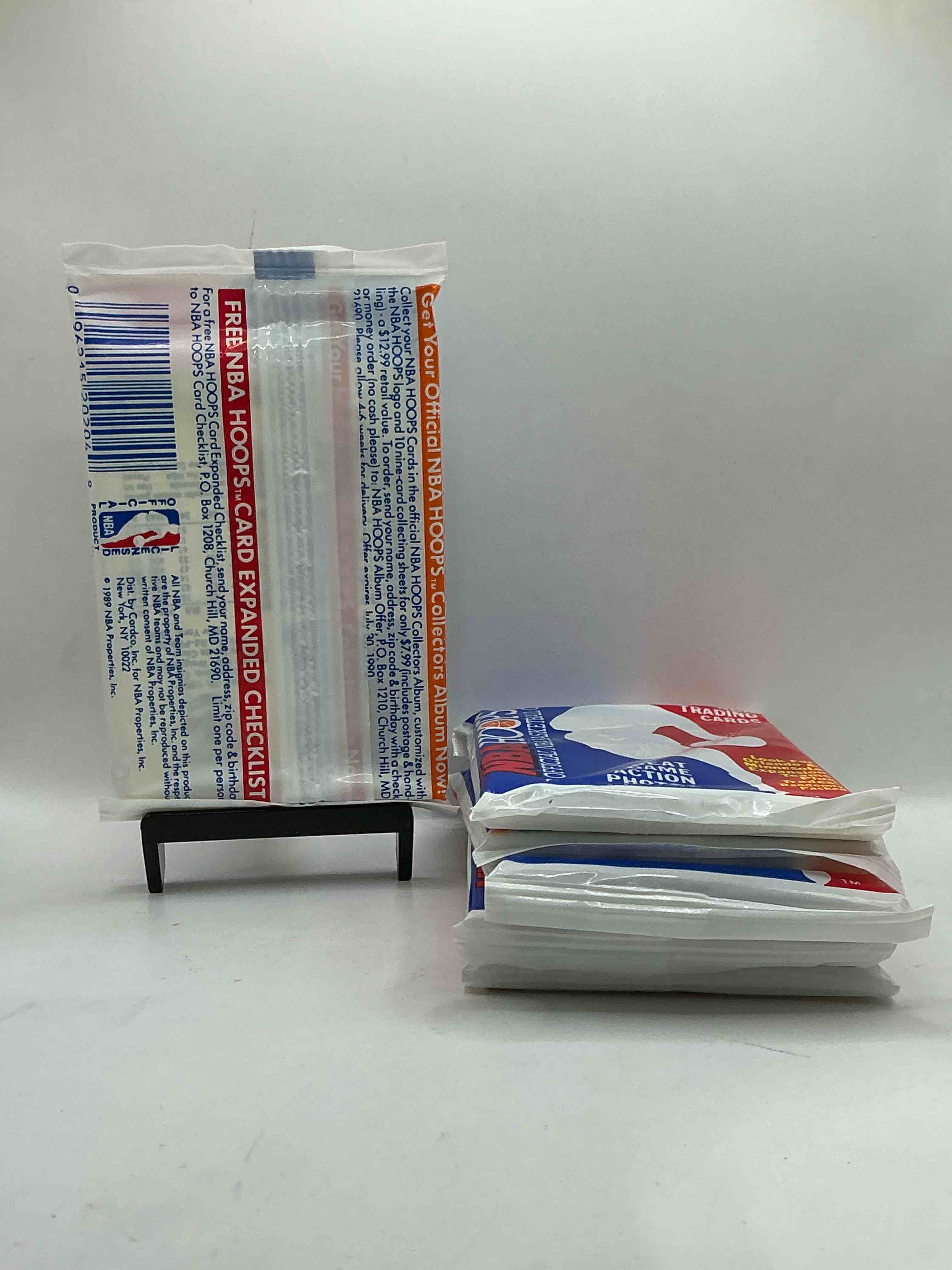 Condition photo showing New/Like New for 1989 Wow Valuable Michael Jordan?! Getting Very Rare! 1989/90 NBA Hoops Sealed Pack, Direct From Original Retail Case! Search For Valuable Michael Jordan #200 (PSA 10 Value Approx $200) & David Robinson's ONLY True Rookie Card #138 (PSA 10 Value $300) This Year Also Has Many Other Iconic Cards From Magic Johnson, Larry Bird & Too Many Others To List 1989 NBA Hoops Has Exploded in The Collector Market As It's The First Year Of NBA Hoops Production, & Only One Of Two Sets Produced in 1989 Don't Miss Out, Getting Very Rare!