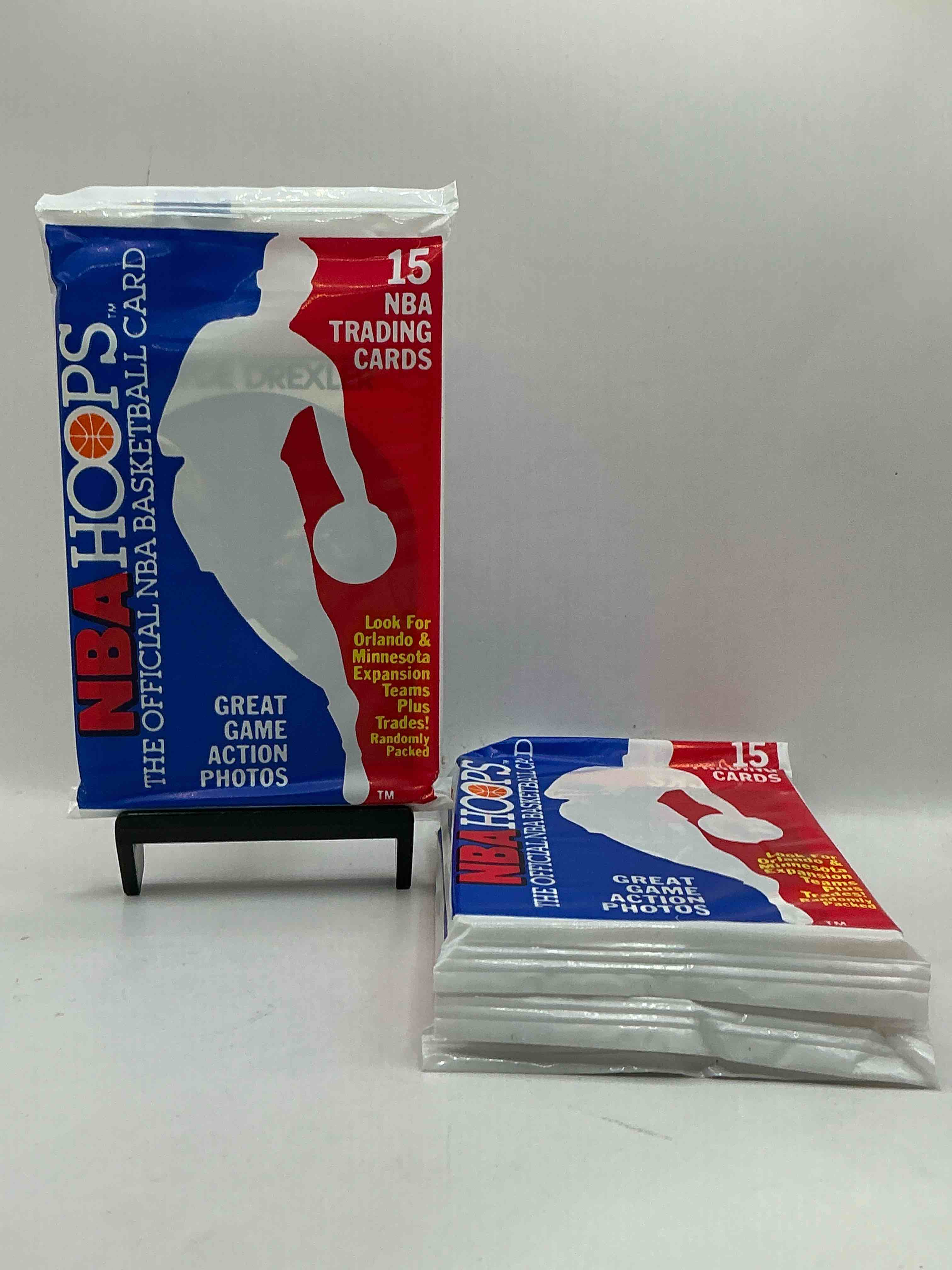 1989 wow valuable michael jordan?! getting very rare! 1989/90 nba hoops sealed pack, direct from original retail case! search for valuable michael jordan #200 (psa 10 value approx $200) & david robinson's only true rookie card #138 (psa 10 value $300) this year also has many other iconic cards from magic johnson, larry bird & too many others to list 1989 nba hoops has exploded in the collector market as it's the first year of nba hoops production, & only one of two sets produced in 1989 don't miss out, getting very rare!
