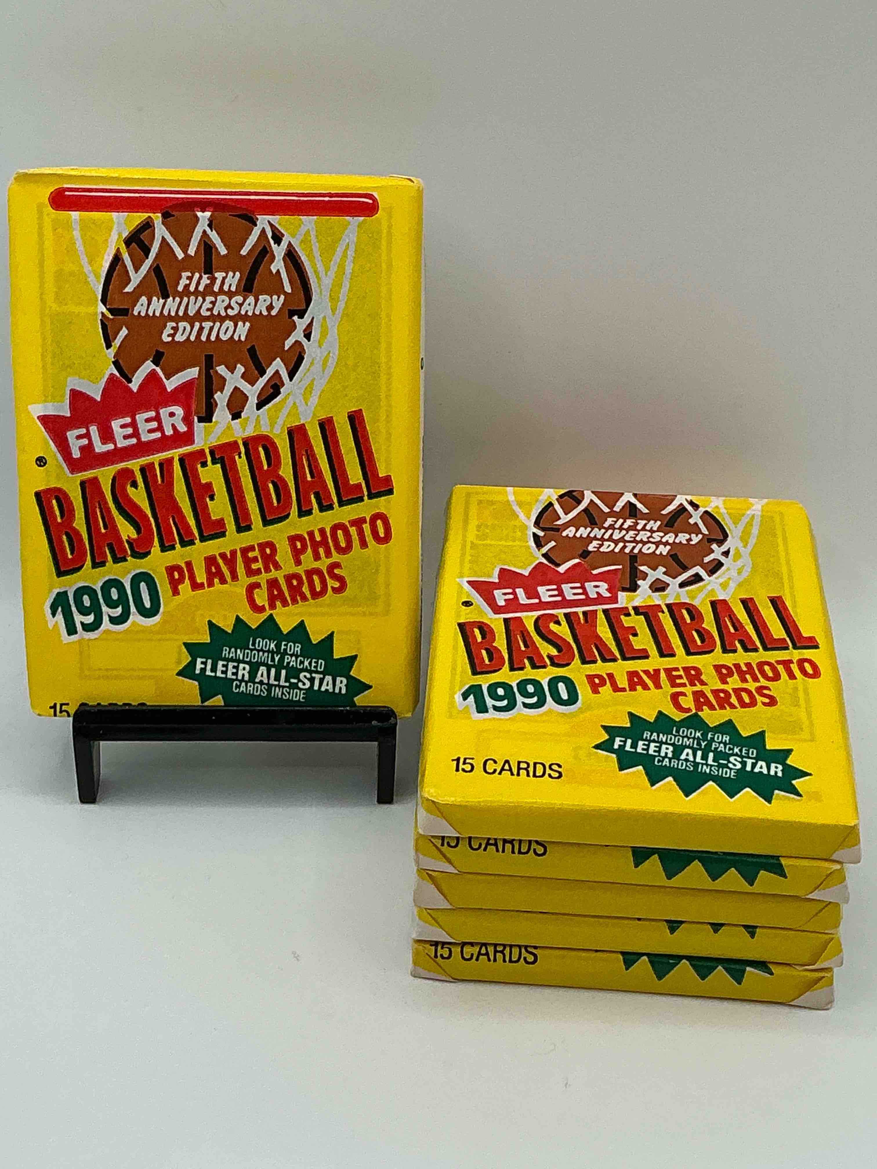 michael jordan!? 1990 fleer basketball unopened wax packs direct from original box! search for valuable early michael jordan cards! as well as other 80's stars!