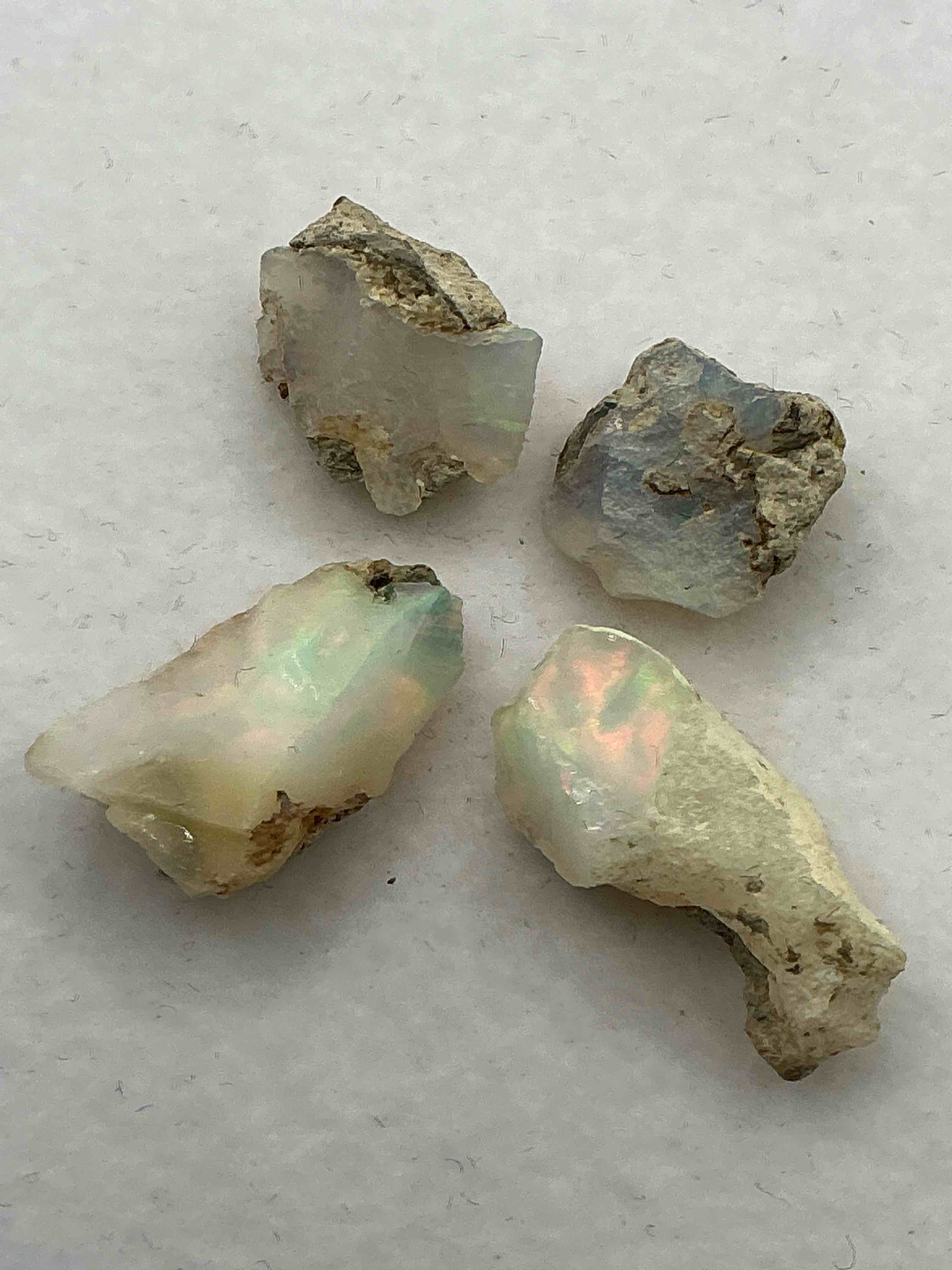 opal precious gemstone, authentic! opal gemstone, cut and/or faceted & polished! opals are famous for their. stunning clarity & hues & likely originate from ethiopia. opals are believed to promote hope, purity & love. the u.s. dime in image is for size reference only (not included). own an amazing, stunning, unique opal gemstone!