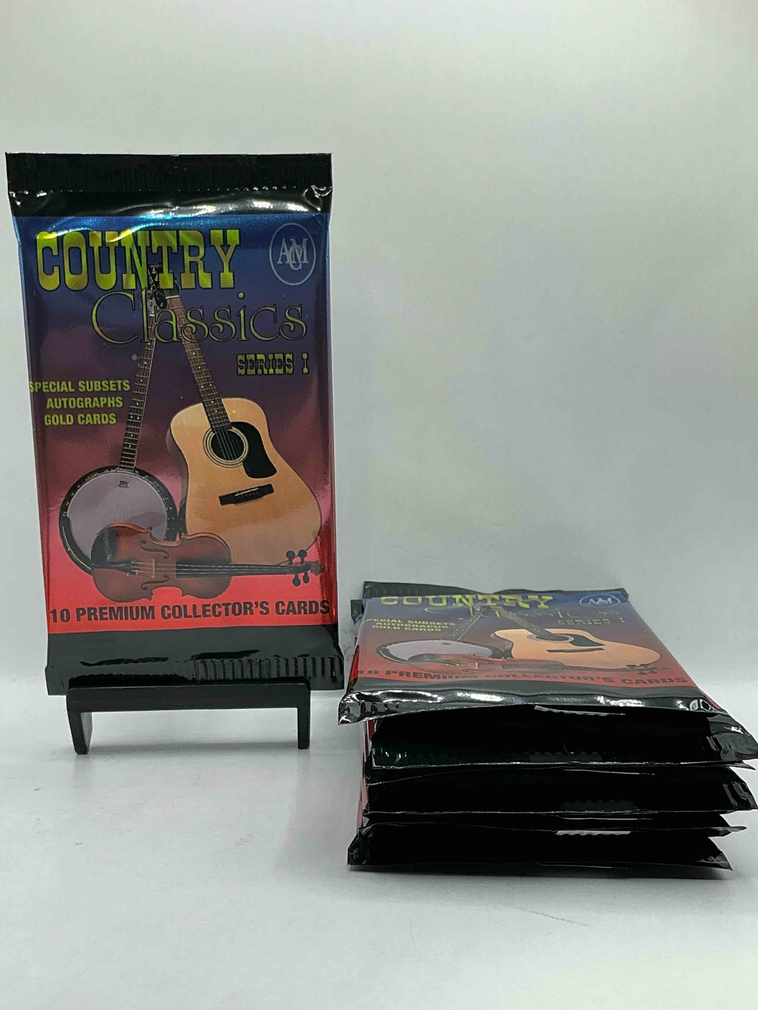 alan jackson autograph!? george jones autograph!? hank williams jr! brooks & dunn! allen jackson! wow! country classics series i collector’s cards! 1992 collector’s country cards limited edition, grab them while you can! look for autos & legends, 10 cards per pack!