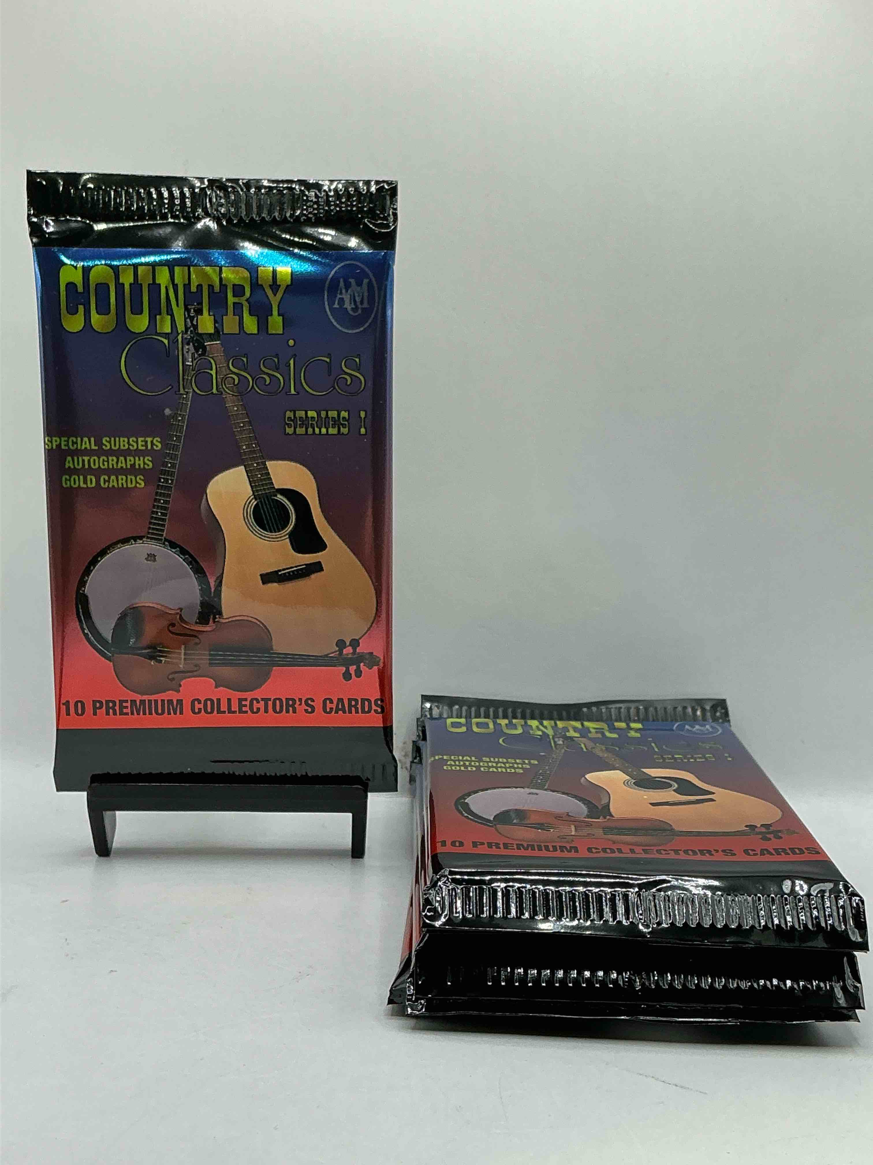 alan jackson autograph!? george jones autograph!? hank williams jr! brooks & dunn! allen jackson! wow! country classics series i collector’s cards! 1992 collector’s country cards limited edition, grab them while you can! look for autos & legends, 10 cards per pack!