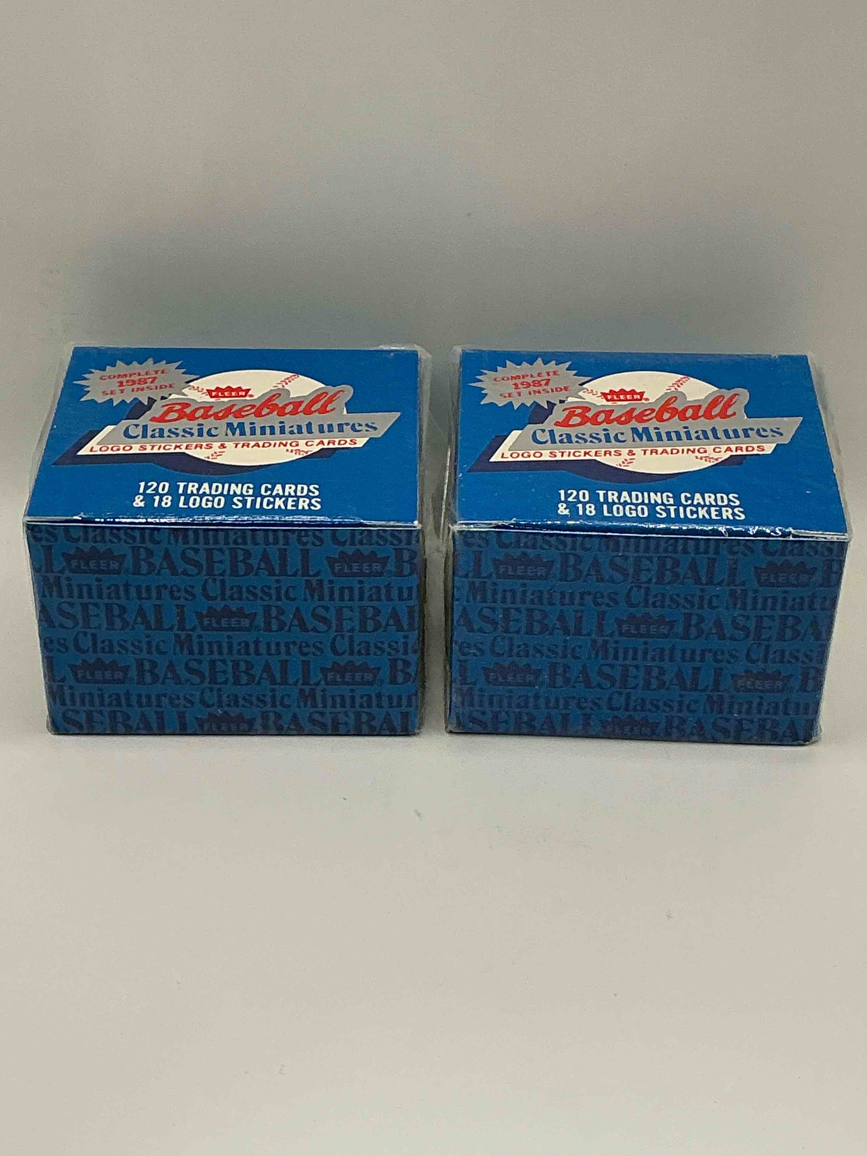 1987 Fleer Baseball Updated Mini Series Set Box! Logo Stickers & Trading Cards, Look For Your Favorite Baseball Legends! Mattingly, Ripken, Puckett & More! Search For These Legends & More In This 1987 Fleer Baseball Still Originally Wrapped Box!