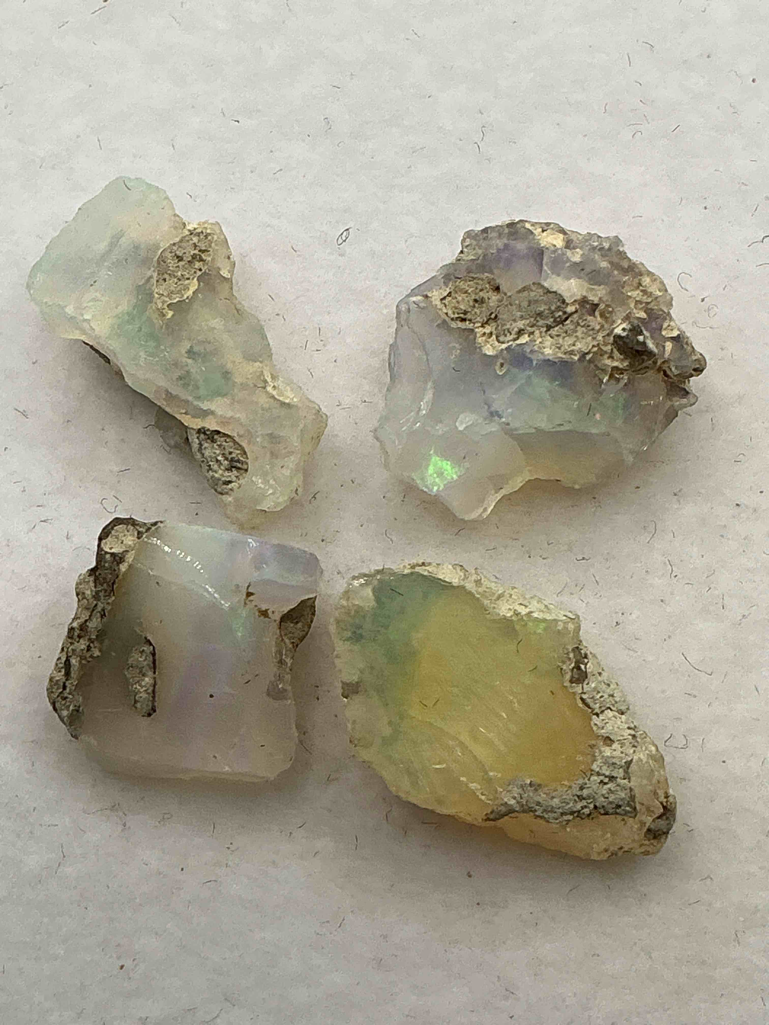 opal precious gemstone, authentic! opal gemstone, cut and/or faceted & polished! opals are famous for their. stunning clarity & hues & likely originate from ethiopia. opals are believed to promote hope, purity & love. the u.s. dime in image is for size reference only (not included). own an amazing, stunning, unique opal gemstone!