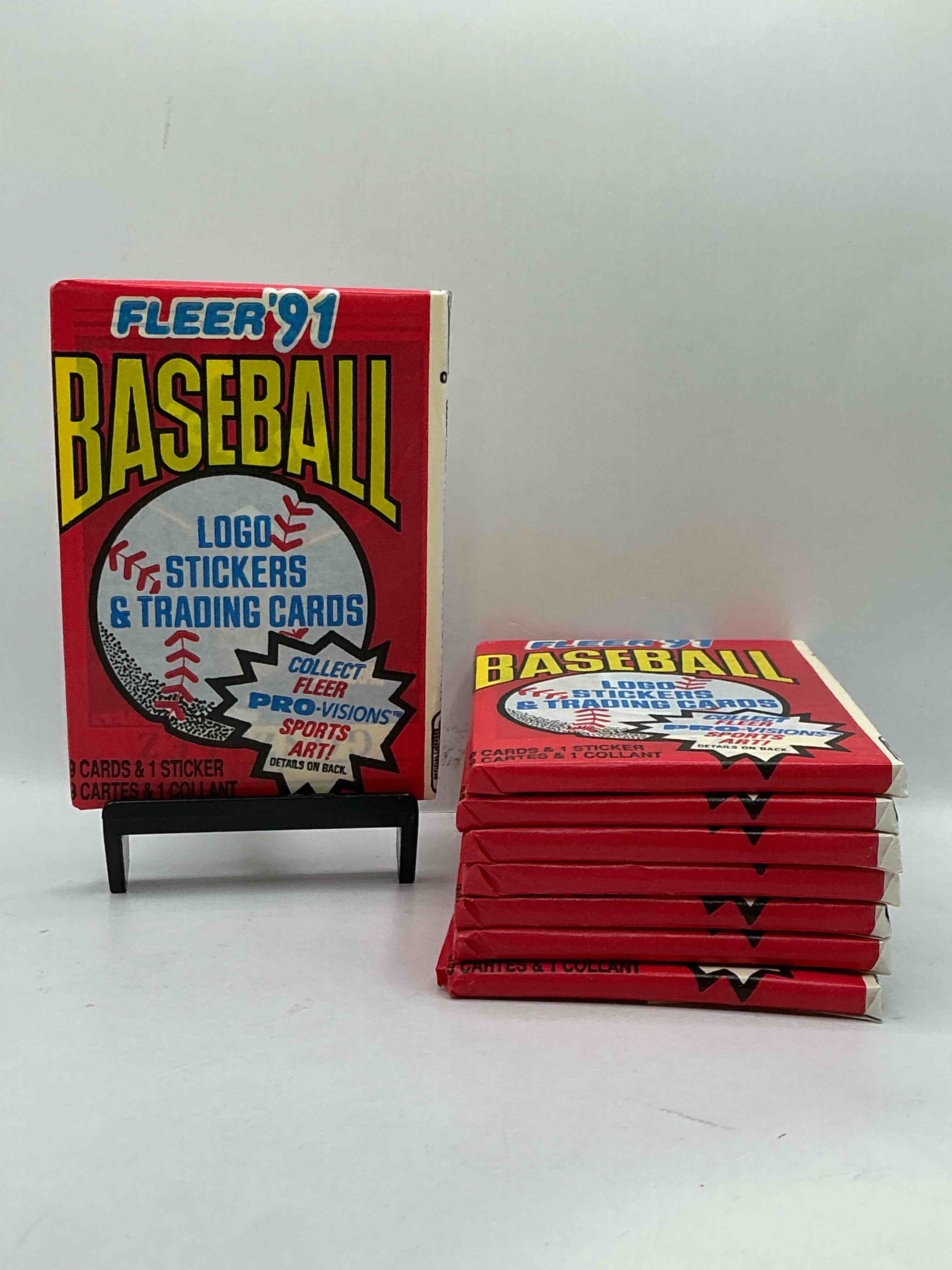 1991 fleer baseball unopened pack, direct from original sealed retail case! search for griffey jr. & barry bonds "generation stars" combo card #710 (psa 10 value $200), nolan ryan, don mattingly & so much more!