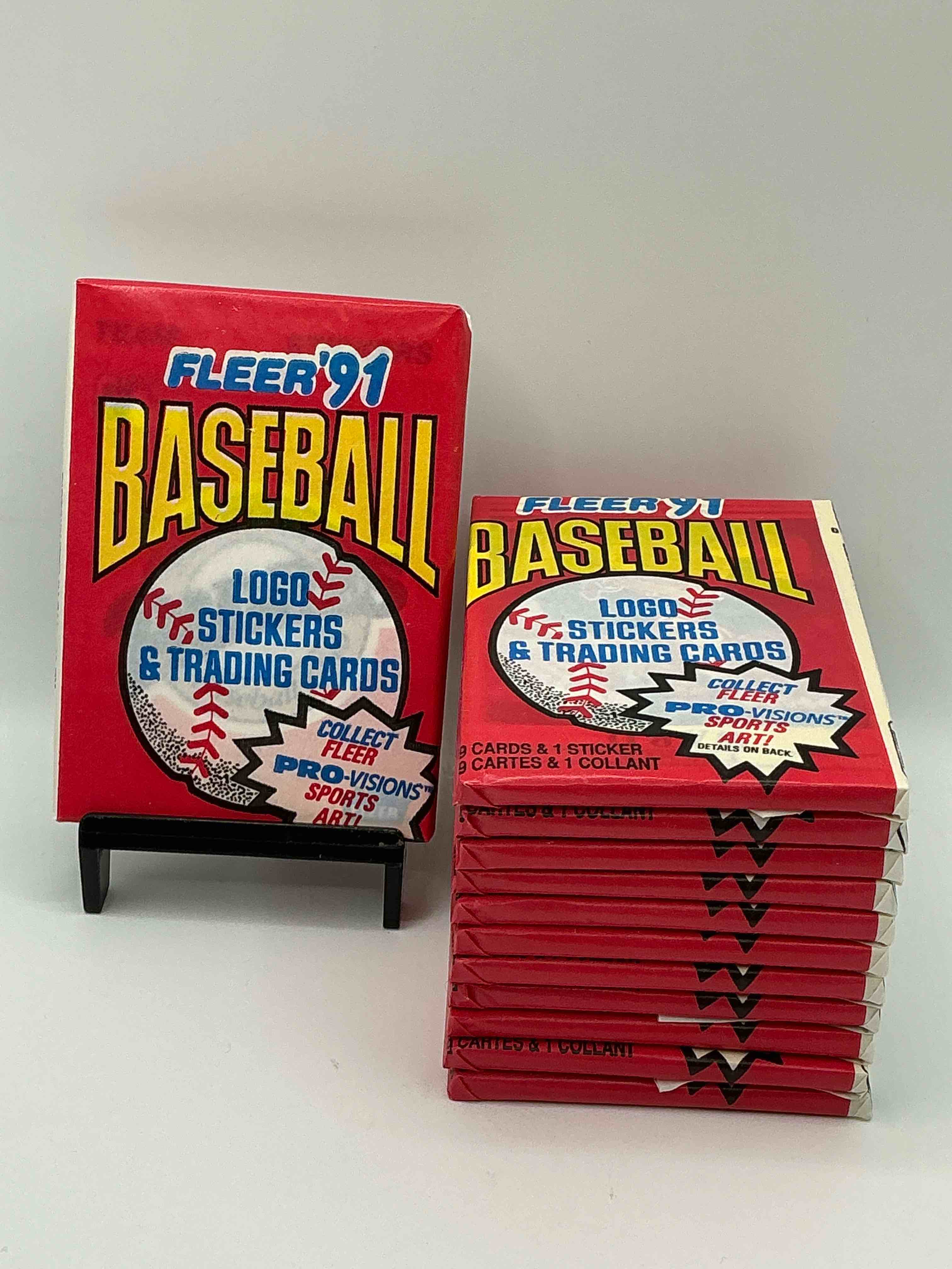 1991 Fleer Ultra Baseball Sealed Card Pack, Direct From Original Retail Case! Hard To Find & Loaded With Great Cards! Search For Ken Griffey Jr. #336 (PSA 10 Value $200), Frank Thomas, Don Mattingly, Bo Jackson & So Much More!