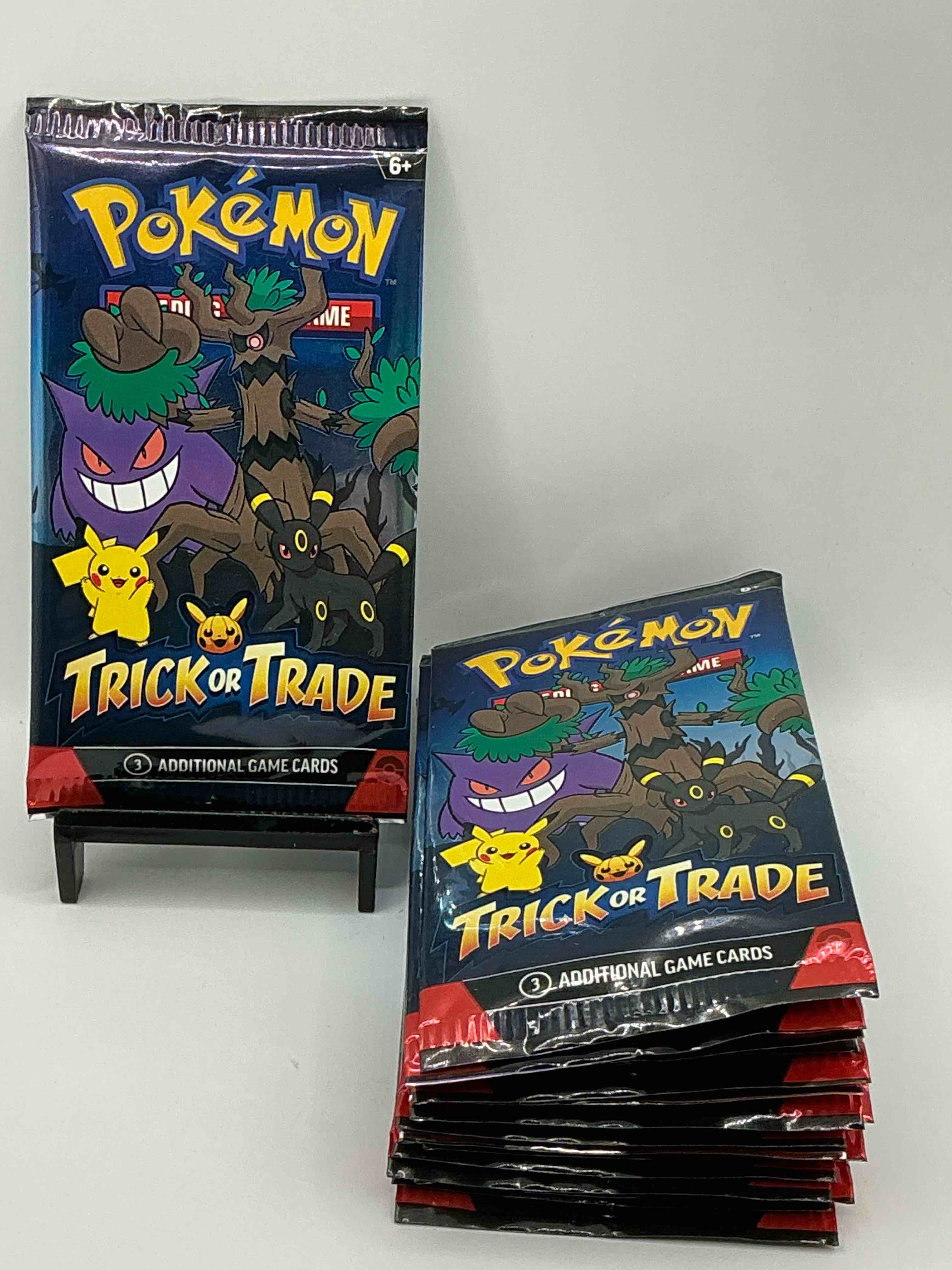 Pokémon Packs! Spooky Trick Or Trade Unopened Packs! 3 Cards Per Pack, From 2024! Look For Legendary Monsters!