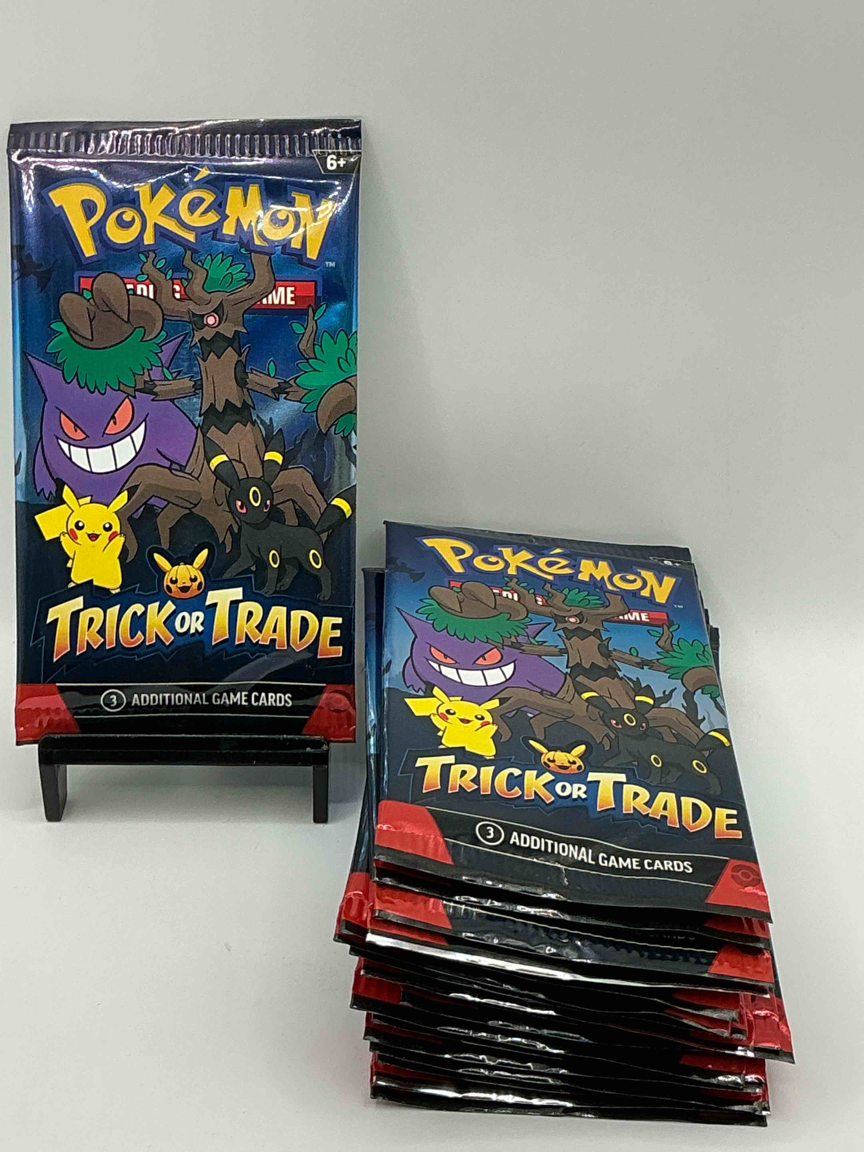 Pokémon Packs! Spooky Trick Or Trade Unopened Packs! 3 Cards Per Pack, From 2024! Look For Legendary Monsters!