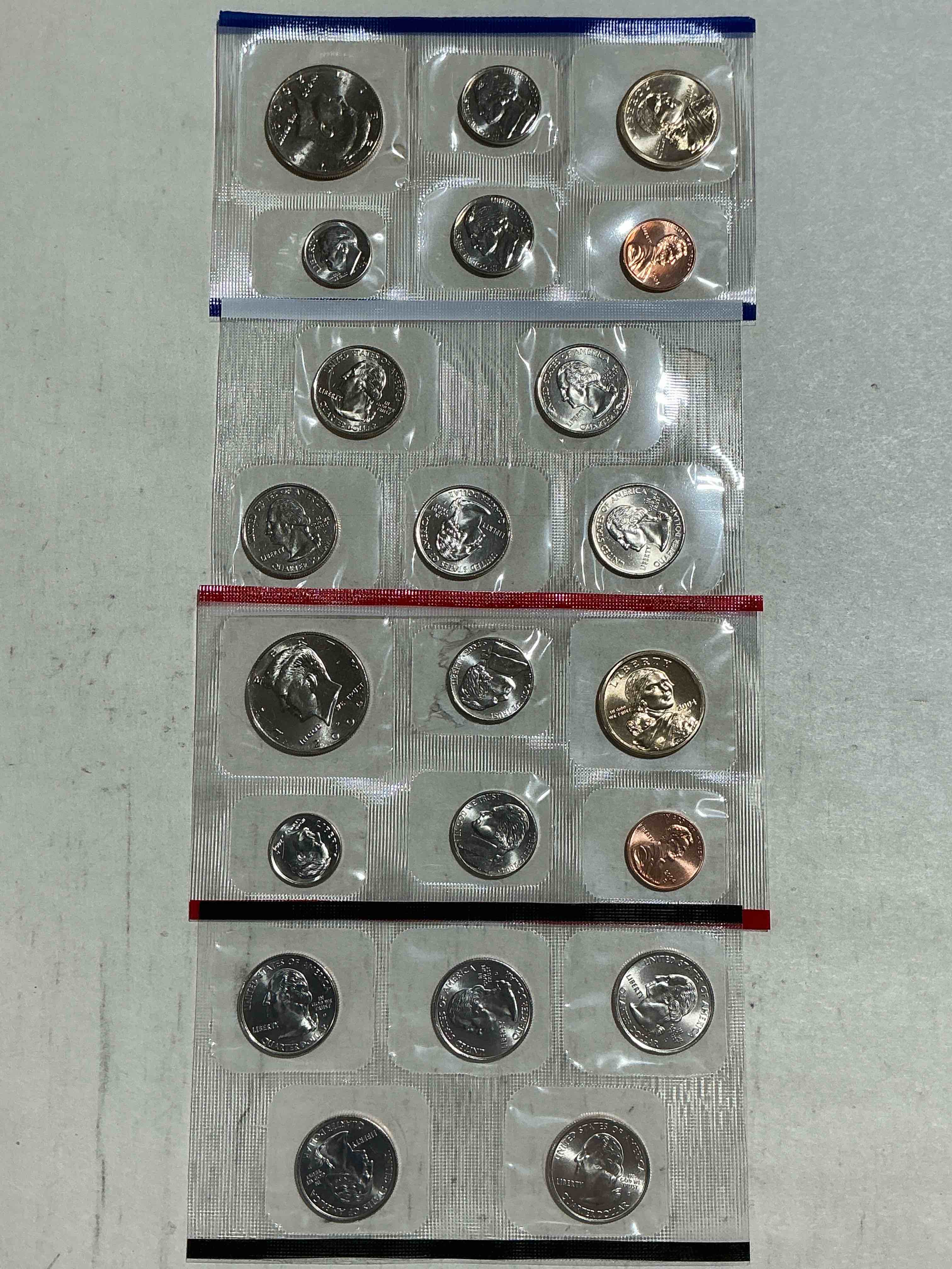 No Way! Full Denver & Philadelphia 2004 Mint Sets, 22 Total Coins! These Mint Sets Are Highly Coveted For Their Coins Inside… 22 Coins, Two Sacagawea Dollars, Two Half Dollars, Quarters, Nickels, Dimes & Pennies! Wow!