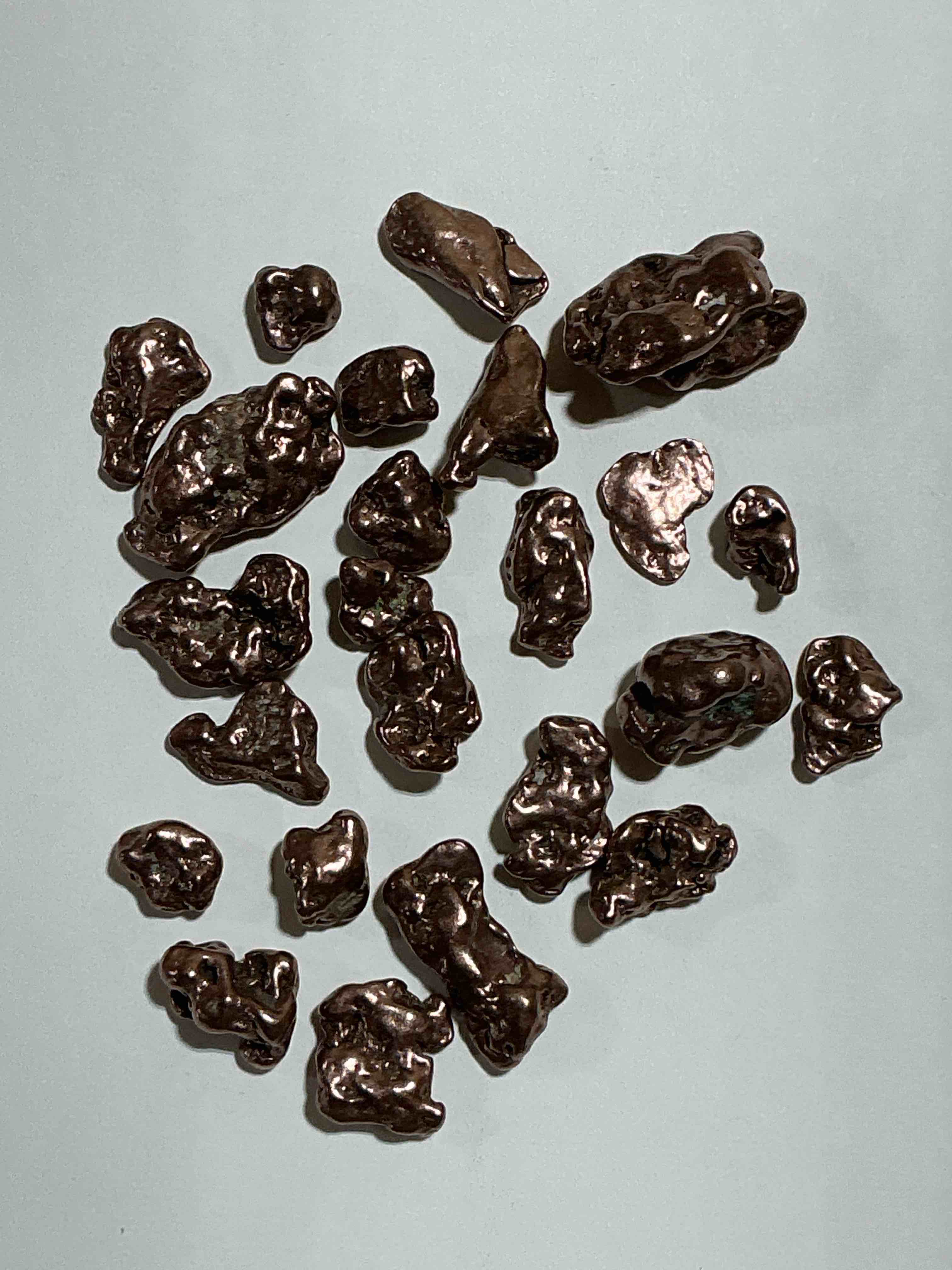 Condition photo showing Good Condition for Copper Nuggets In Rare Form! Check Out These Rarely Seen Approximately .999 Copper Nuggets Direct From Prospecting In Copper Harbor, Michigan! Copper In Nugget Form Is Rarely Seen & Each Piece Is Completely Unique. A Great Investment In Fine U.S. Michigan Copper & Also Really Cool Conversation Pieces!