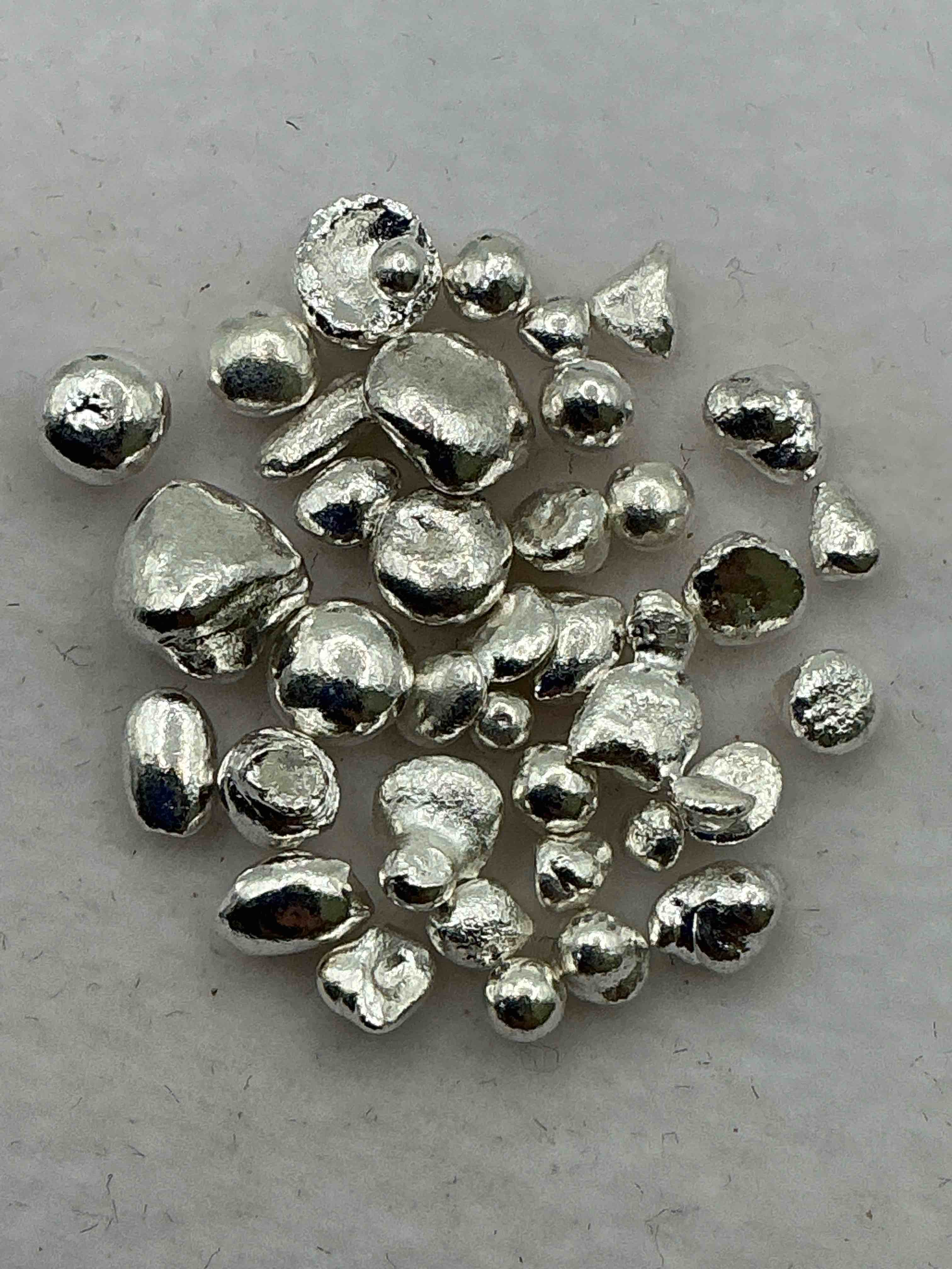 Condition photo showing New/Like New for Silver Nuggets! .999 US Fine Silver, In Small Nugget Form! Total Weight Of All Nuggets In Lot Approximately 6 Grams, Bid Is Per Nugget! A Cool Way To Invest In Fine US Silver! Includes Collector Capsule!