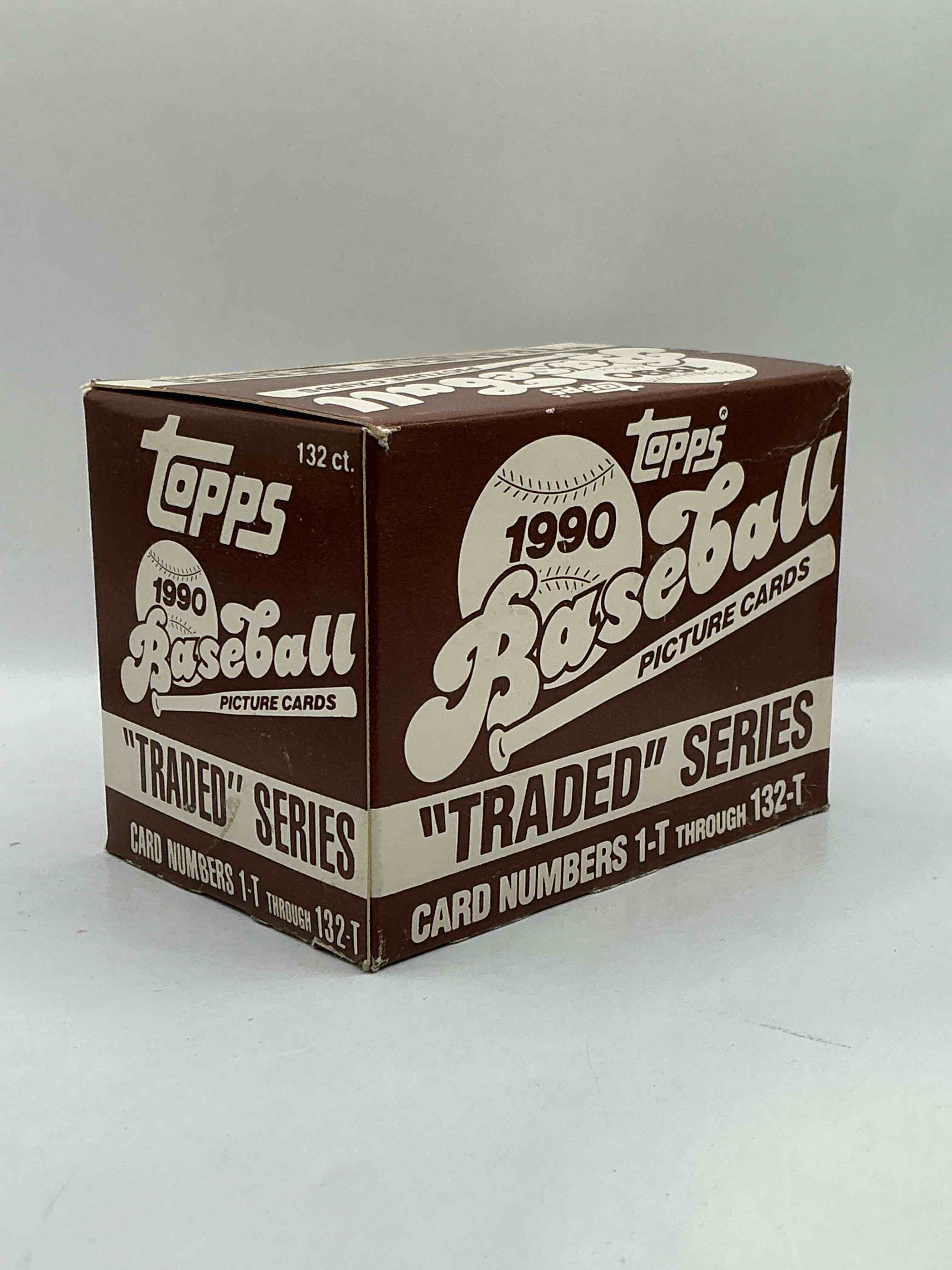 1990 Topps Traded 132 Card Set! Baseball Bonanza! Rare Topps Traded Baseball Set From 1990, Look For Legends & Rookies!
