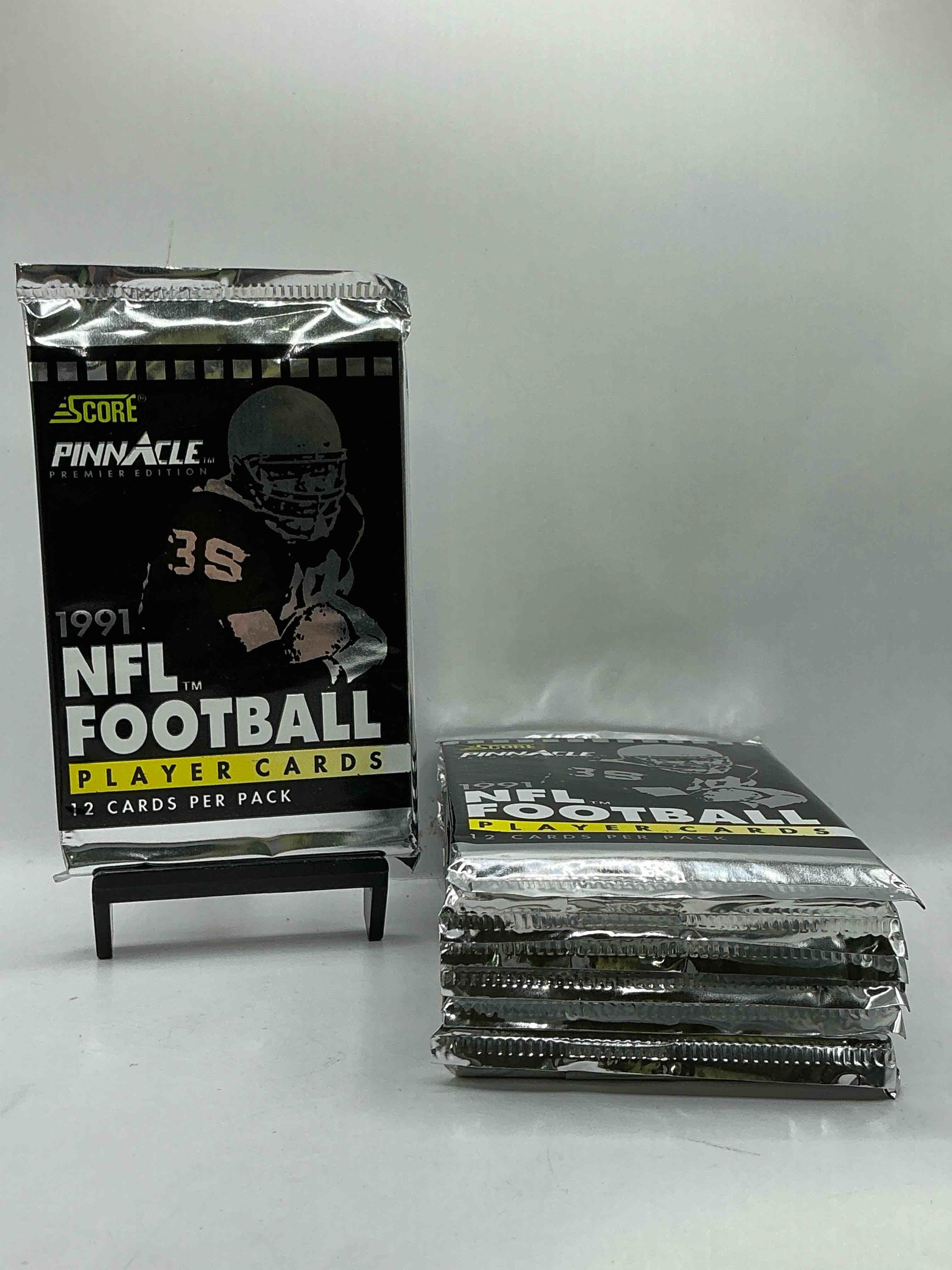 1991 Pinnacle Premier Edition Score Unopened Sports Card Packs Direct From Original Box! Search For Valuable Emmitt Smith Cards & Other Stars!