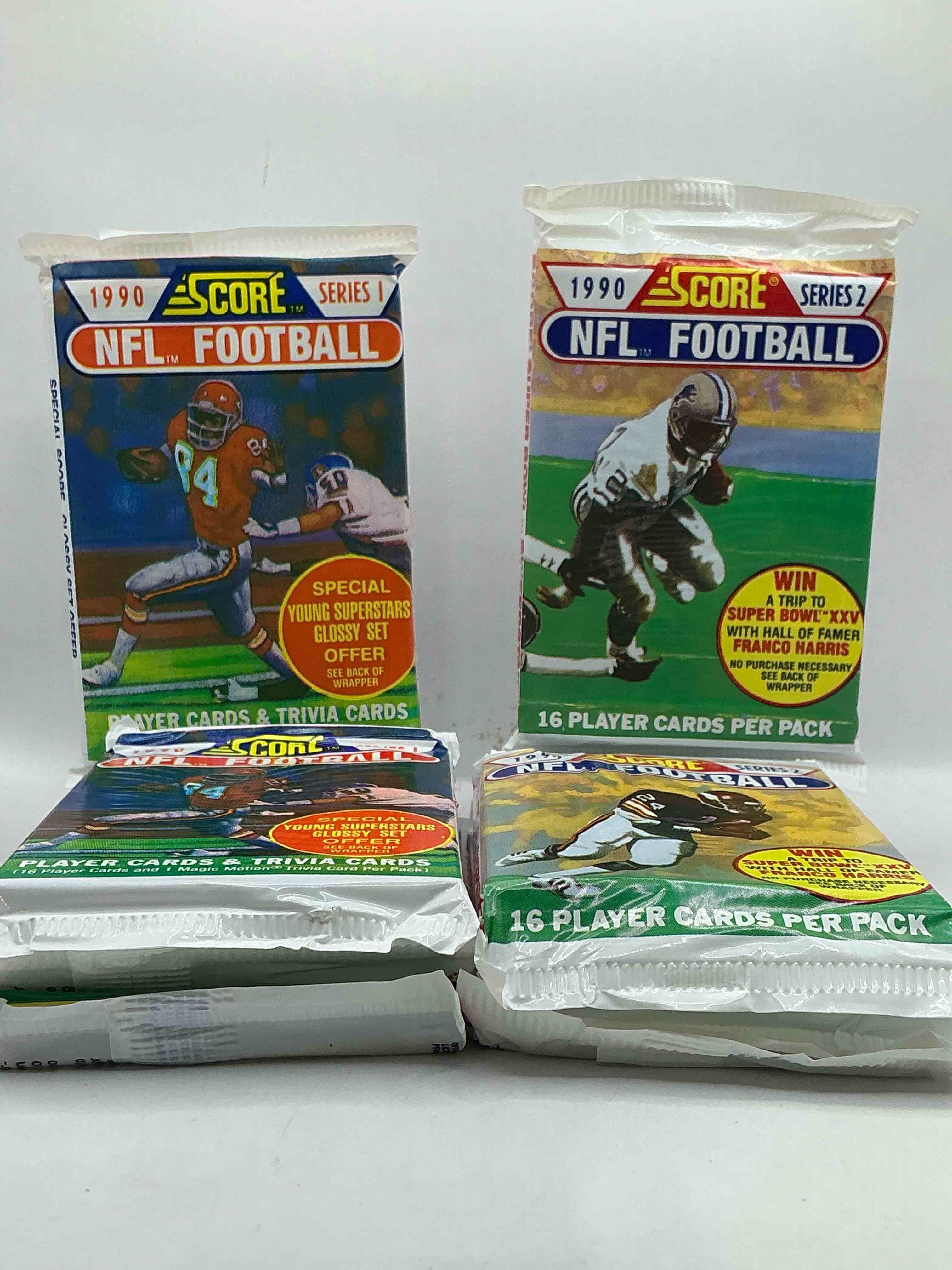 Emmitt Smith Rookie!? In Perfect Condition Worth Hundreds! 1990 Score Football Unopened Collectible Sports Card Packs Series I & II! Direct From Original Box! Look For Valuable Emmitt Smith Rookie Cards! Let The Search Begin!