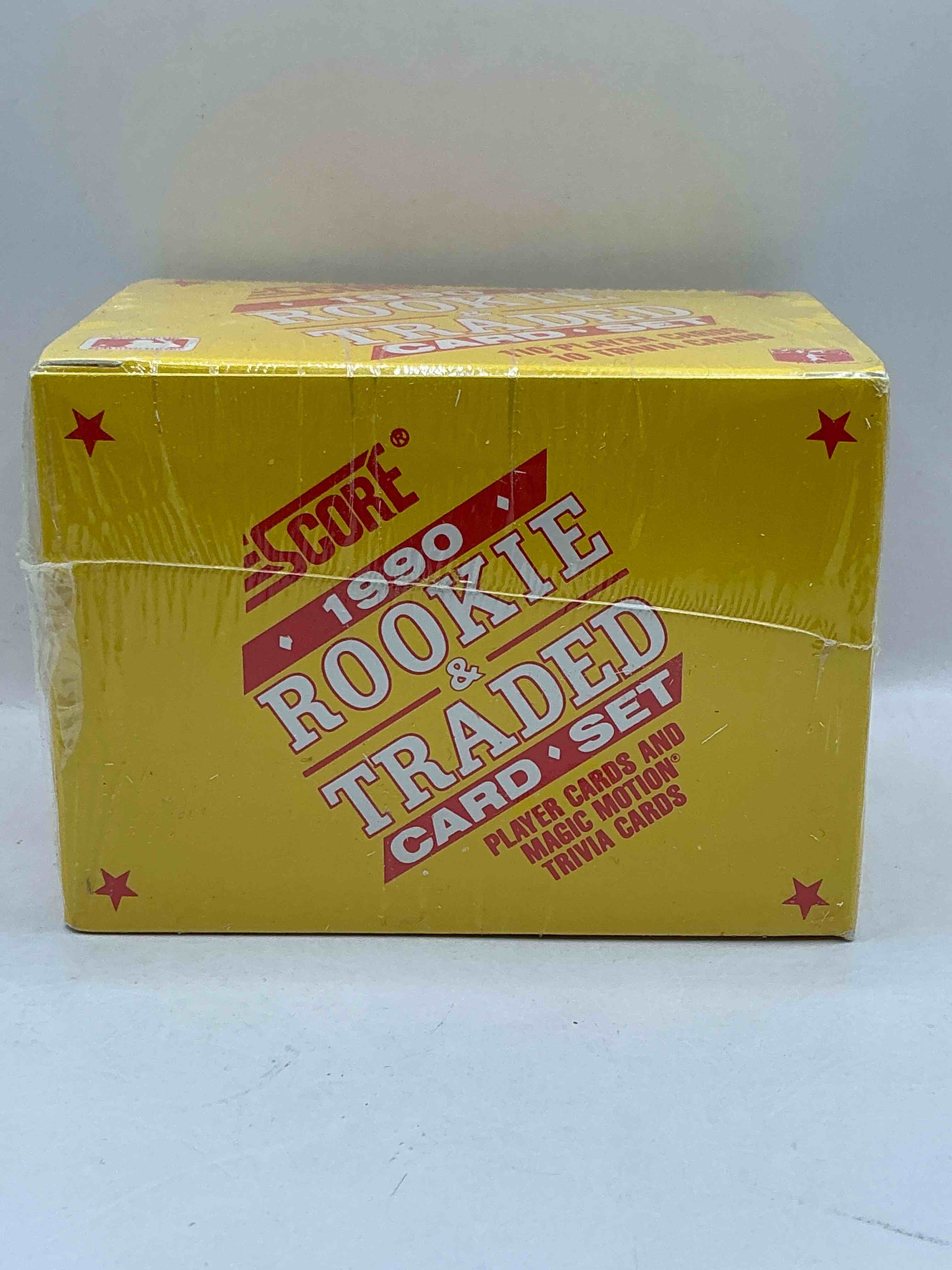 Condition photo showing New/Like New for 1990 Score Baseball Rookies & Traded Box! Unopened Straight From Box! These Packs Are Loaded With Awesome Cards! Some Cards To Search For Are Frank Thomas, Dave Winfield & More!