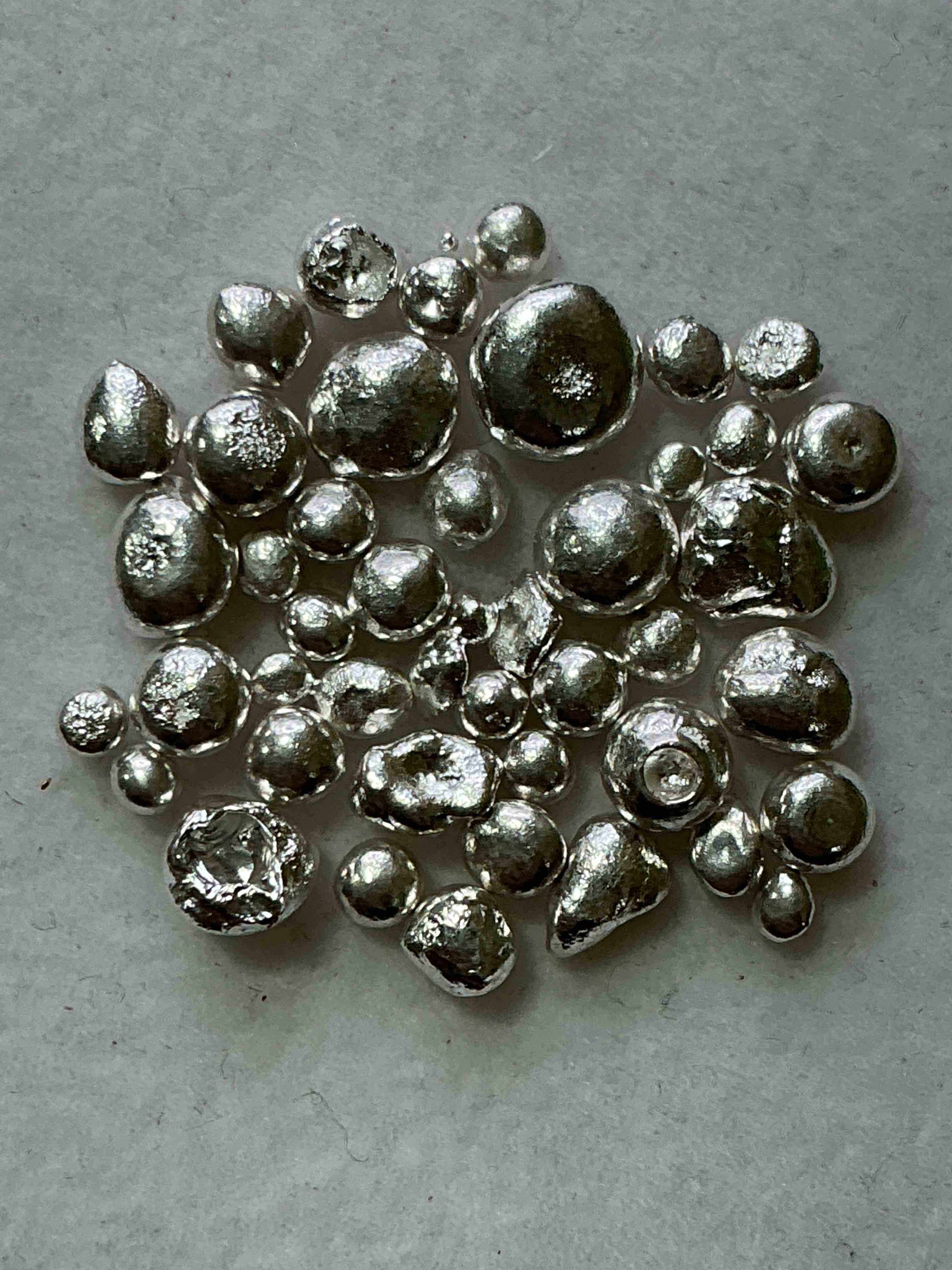 Silver Nuggets! .999 US Fine Silver, In Small Nugget Form! Total Weight Of All Nuggets In Lot Approximately 6 Grams, Bid Is Per Nugget! A Cool Way To Invest In Fine US Silver! Includes Collector Capsule!