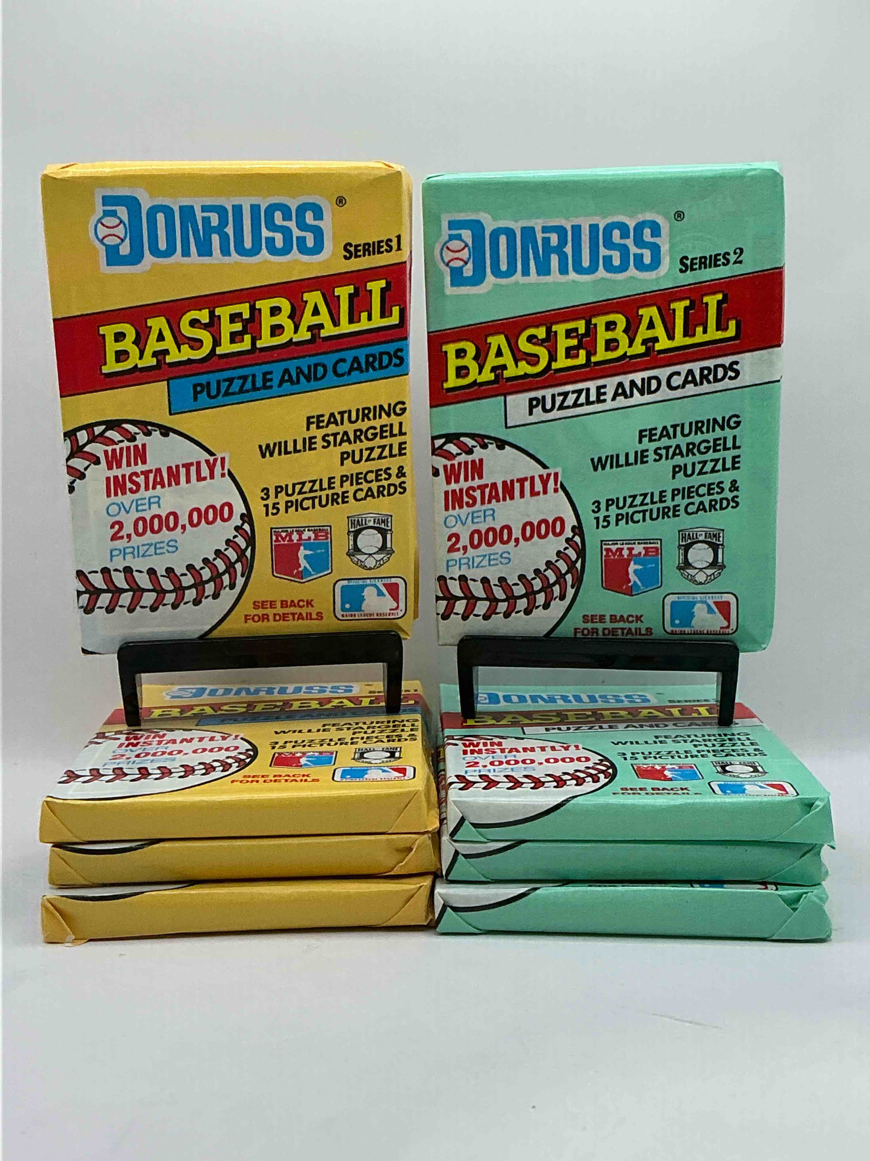 Wow! 1991 Donruss Series 1 & 2 Unopened Baseball Card Wax Packs! Direct From Original Box! Search For Valuable Ken Griffey Jr. Sports Trading Cards!
