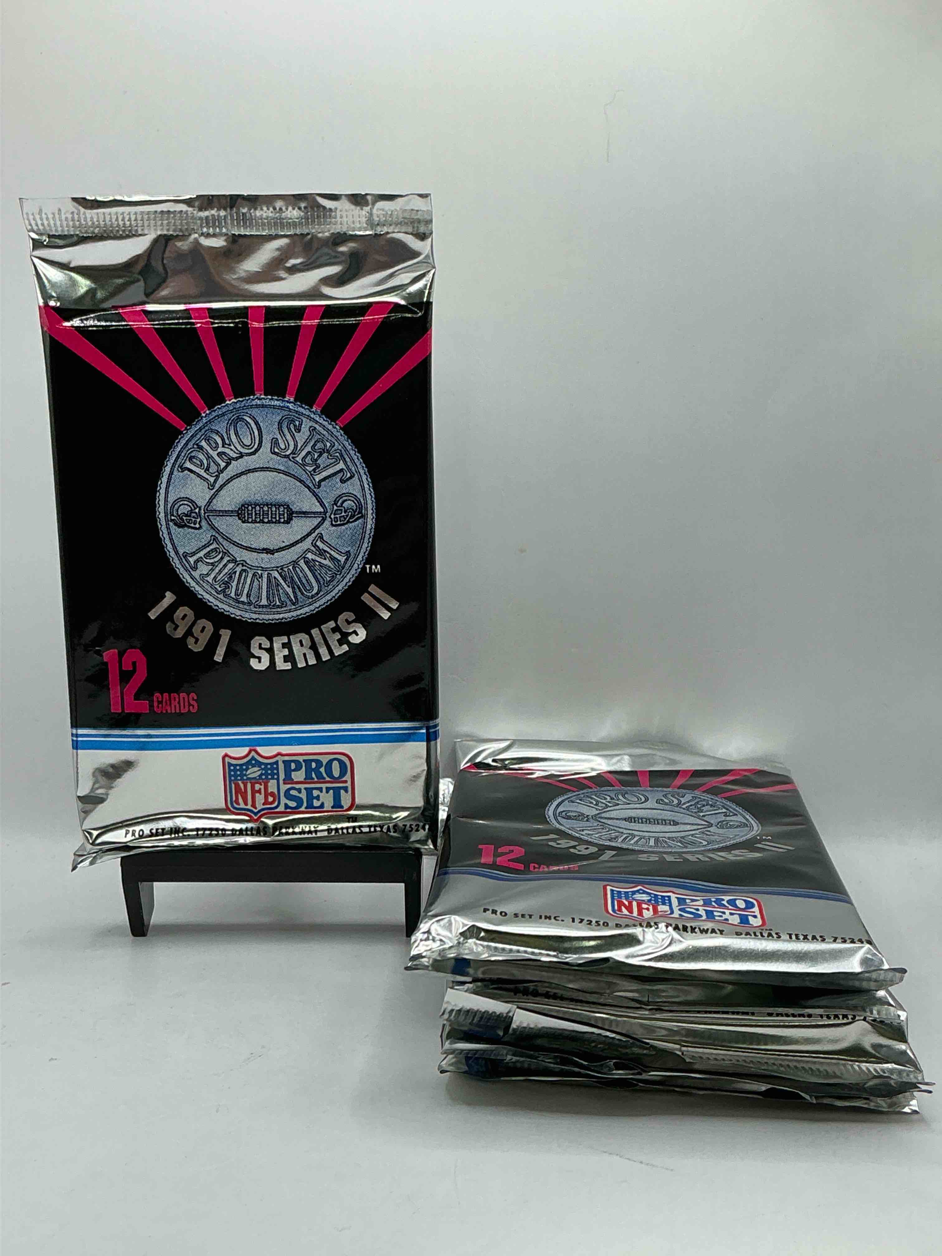 1991 Pro Set Platinum Edition Series II Unopened Packs! Search For Brett Favre Rookie & Bill Belichick Coach Rookie Card As Well As Santa Claus Card!