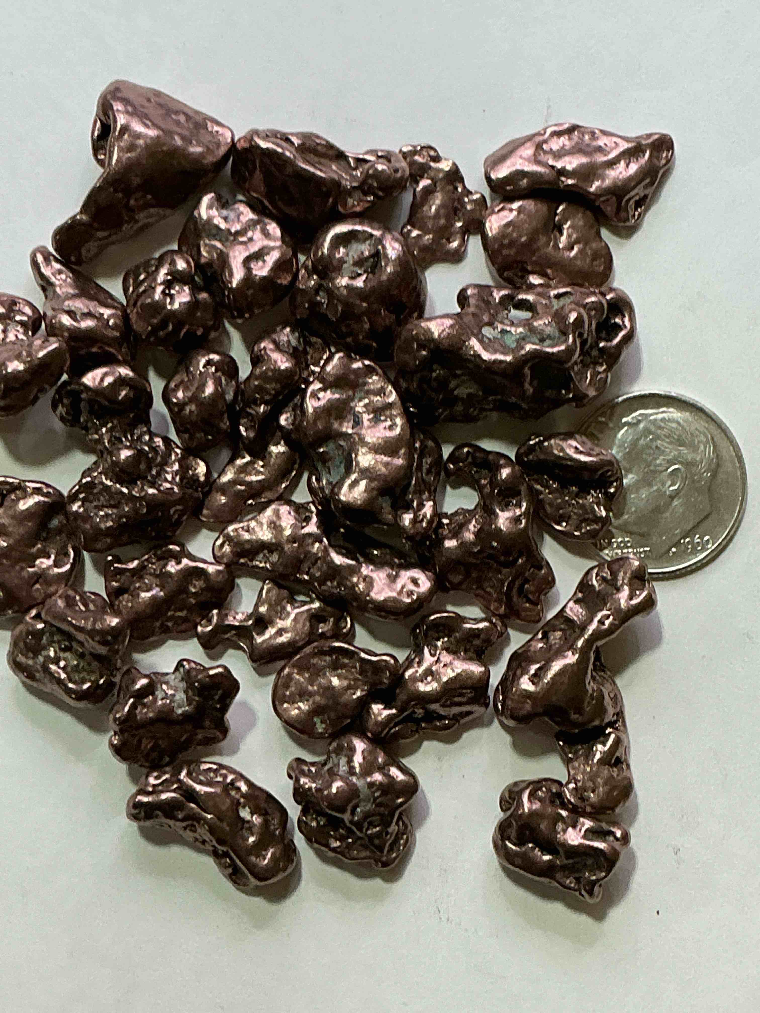 Condition photo showing New/Like New for Copper Nuggets In Rare Form! Check Out These Rarely Seen Approximately .999 Copper Nuggets Direct From Prospecting In Copper Harbor, Michigan! Copper In Nugget Form Is Rarely Seen & Each Piece Is Completely Unique. A Great Investment In Fine U.S. Michigan Copper & Also Really Cool Conversation Pieces!