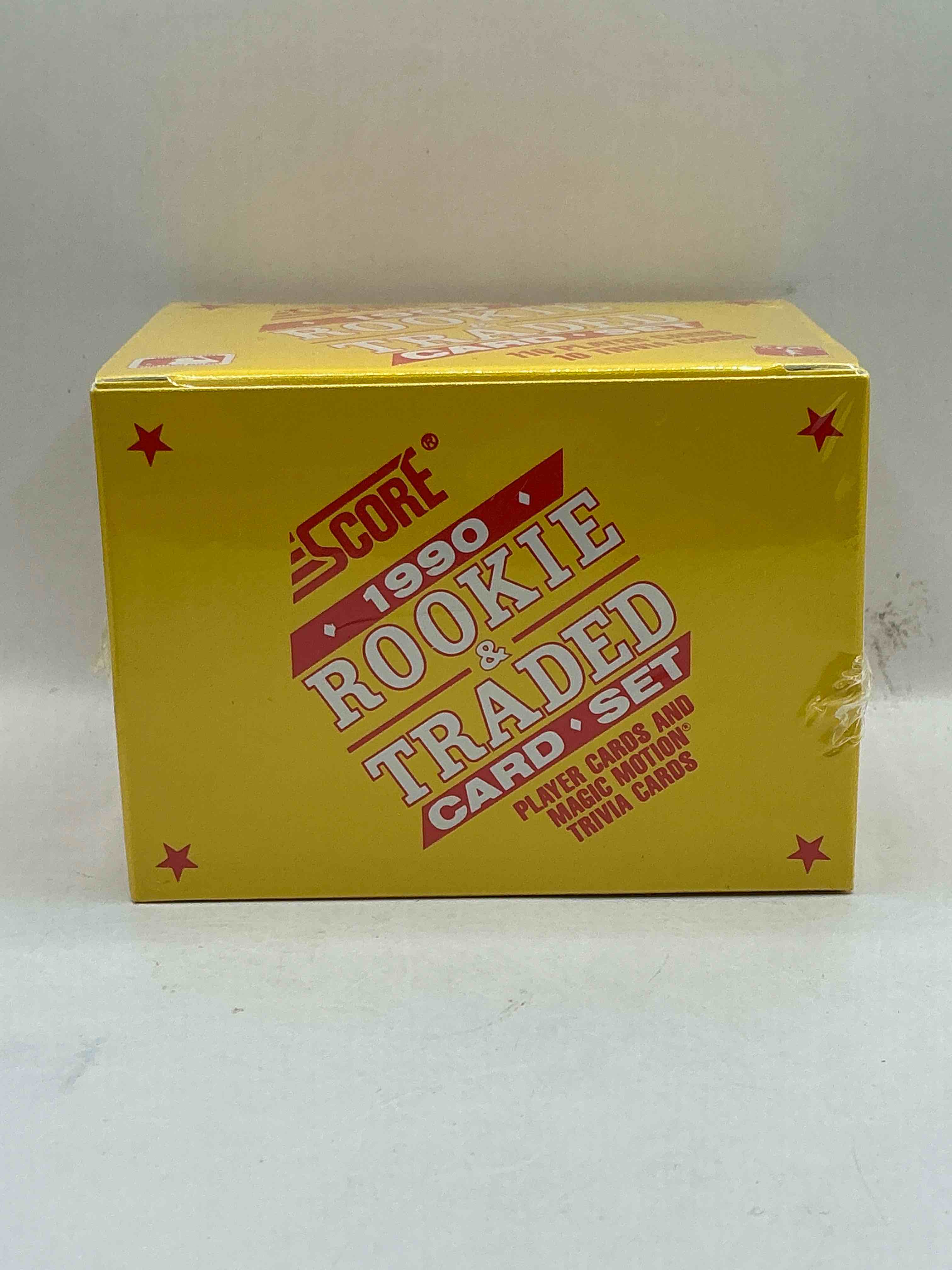 Condition photo showing New/Like New for 1990 Score Baseball Rookies & Traded Box! Unopened Straight From Box! These Packs Are Loaded With Awesome Cards! Some Cards To Search For Are Frank Thomas, Dave Winfield & More!
