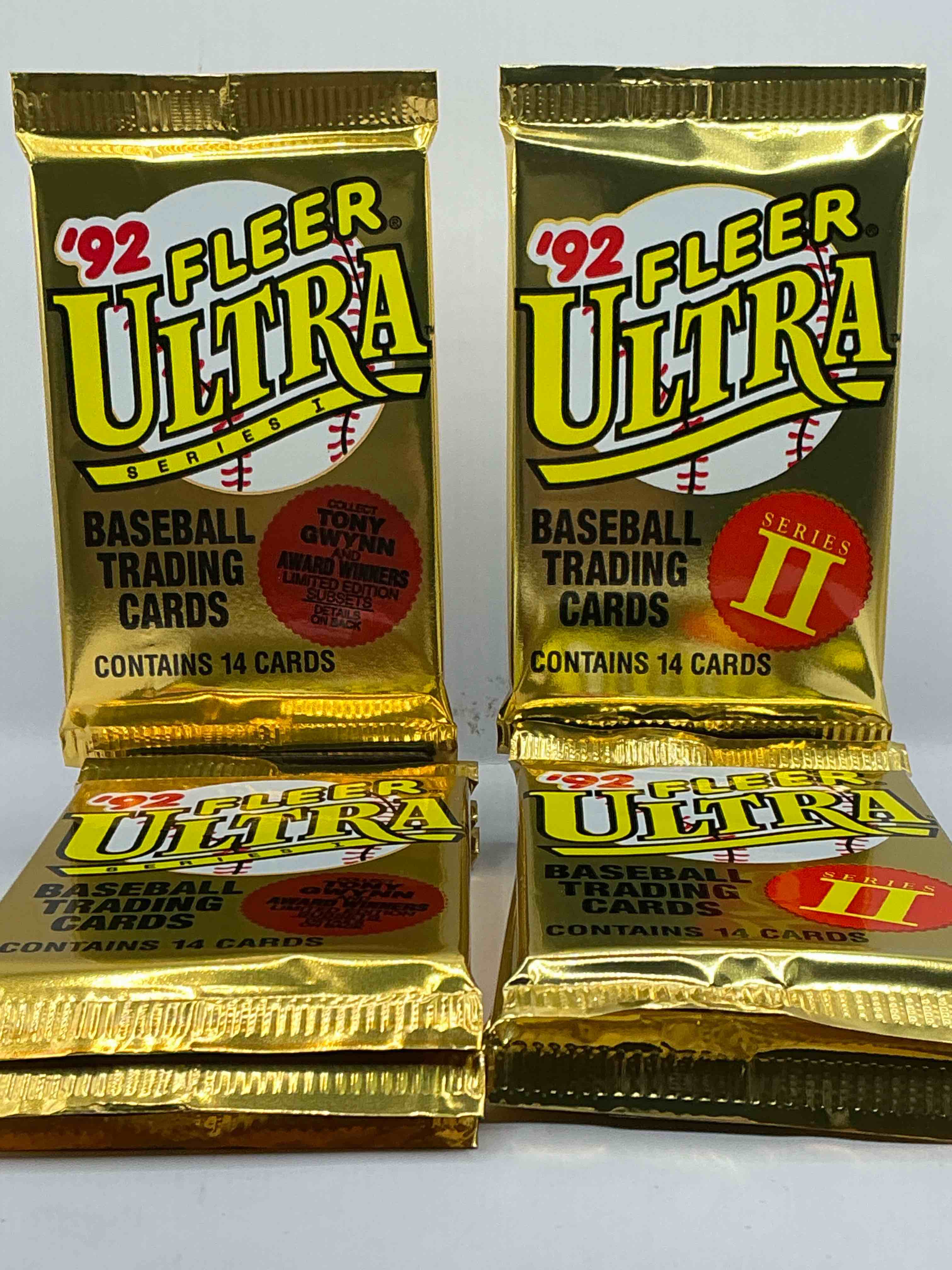 1992 Fleer Ultra Series I & II Baseball Sealed Card Pack, Direct From Original Sealed Retail Case! Search For Valuable Early Ken Griffey Jr., Nolan Ryan, Cal Ripken Jr. & Much More In This Premium Card Set! These Cards Are Gorgeous!