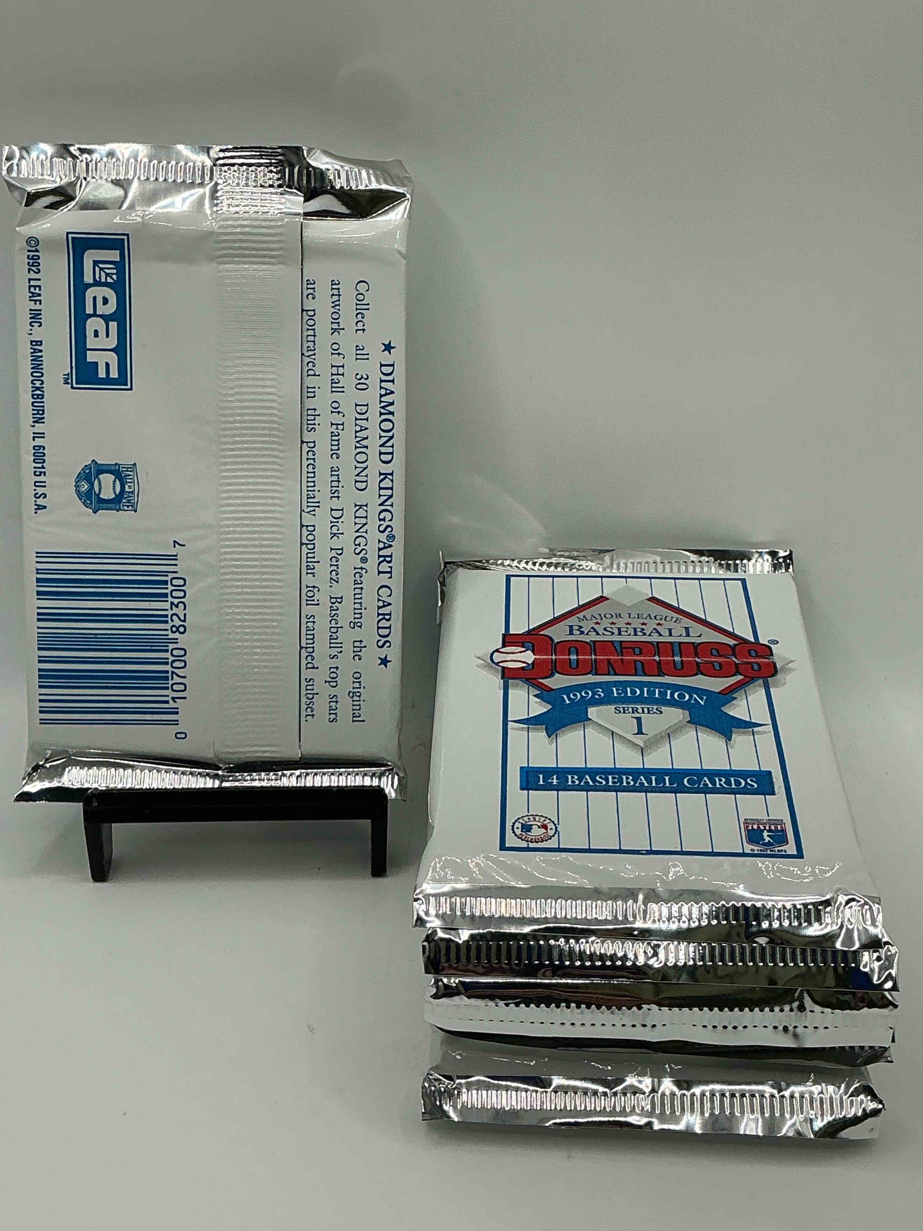 Condition photo showing New/Like New for Great Year! 1993 Donruss Baseball Unopened Baseball Card Packs Series I, Direct From Original Sealed Retail Case! Search For Valuable Rated Rookie Cards From Chipper Jones (PSA 10 $150+) & Mike Piazza, Early Ken Griffey Jr. & So Much More!