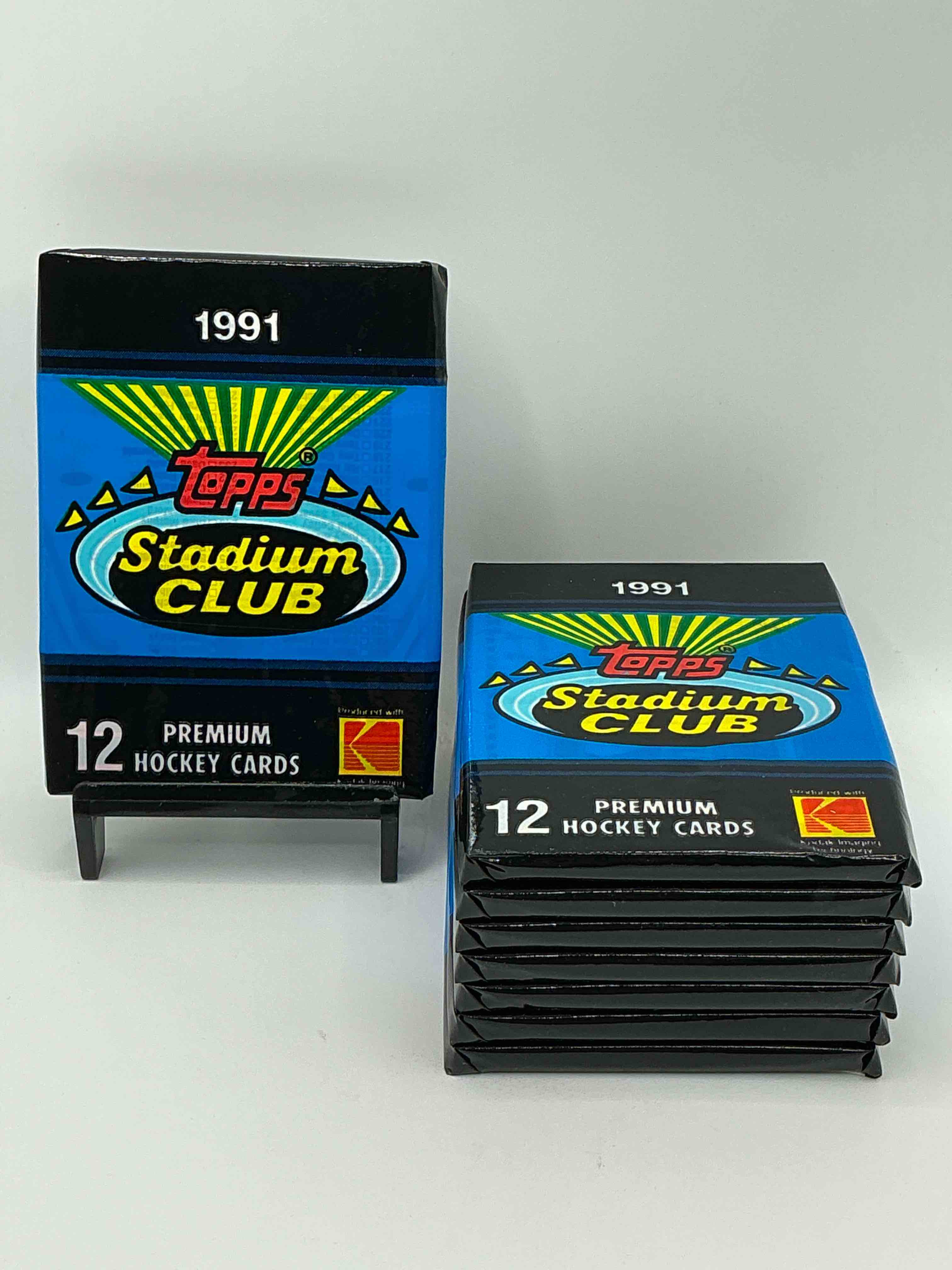 Wow! 1991-92 NHL Topps Stadium Club Premiere Edition! Look for All Of Your Favorite Stars From The 90’s In These Rare Packs!
