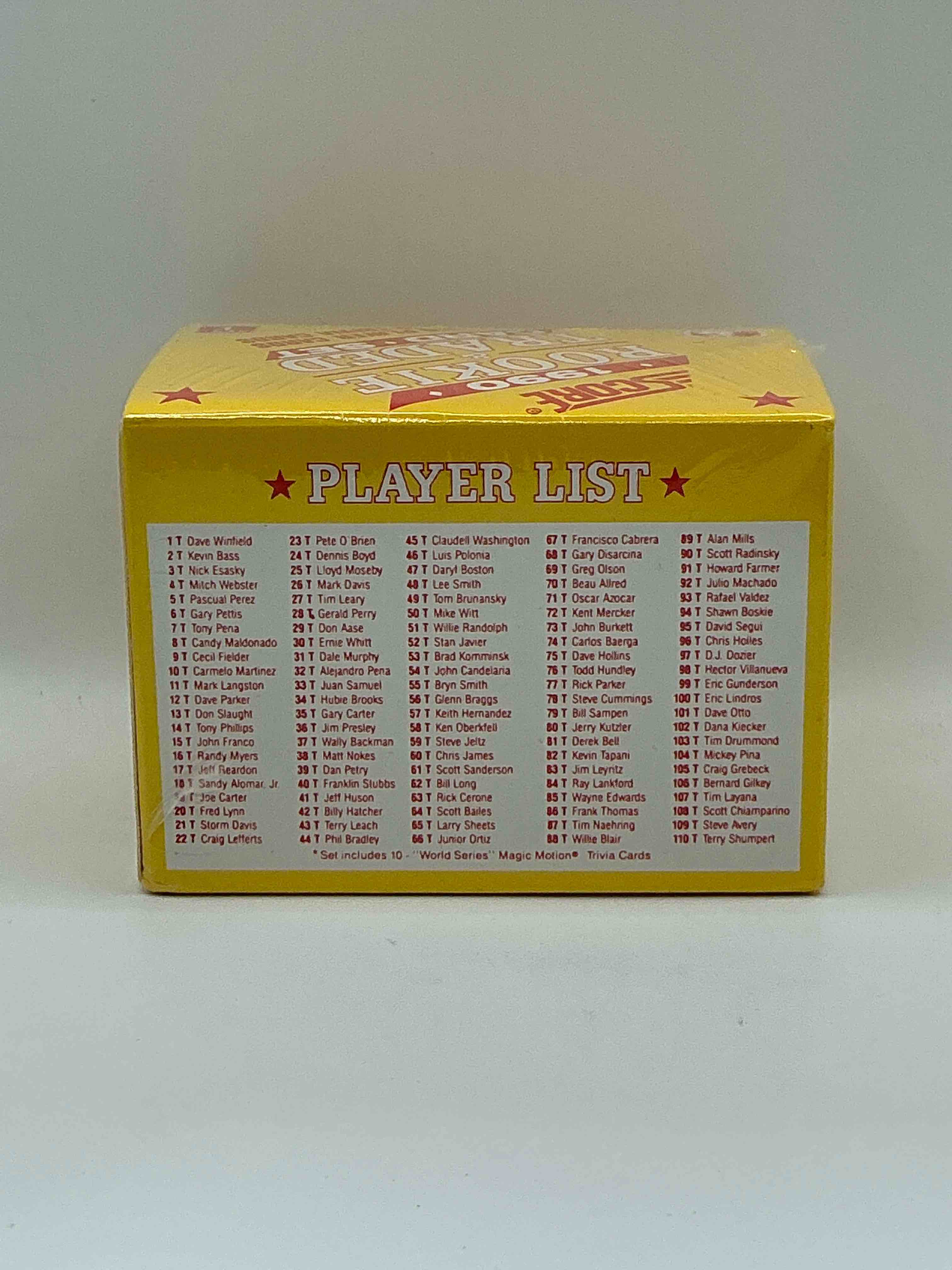 Condition photo showing New/Like New for 1990 Score Baseball Rookies & Traded Box! Unopened Straight From Box! These Packs Are Loaded With Awesome Cards! Some Cards To Search For Are Frank Thomas, Dave Winfield & More!