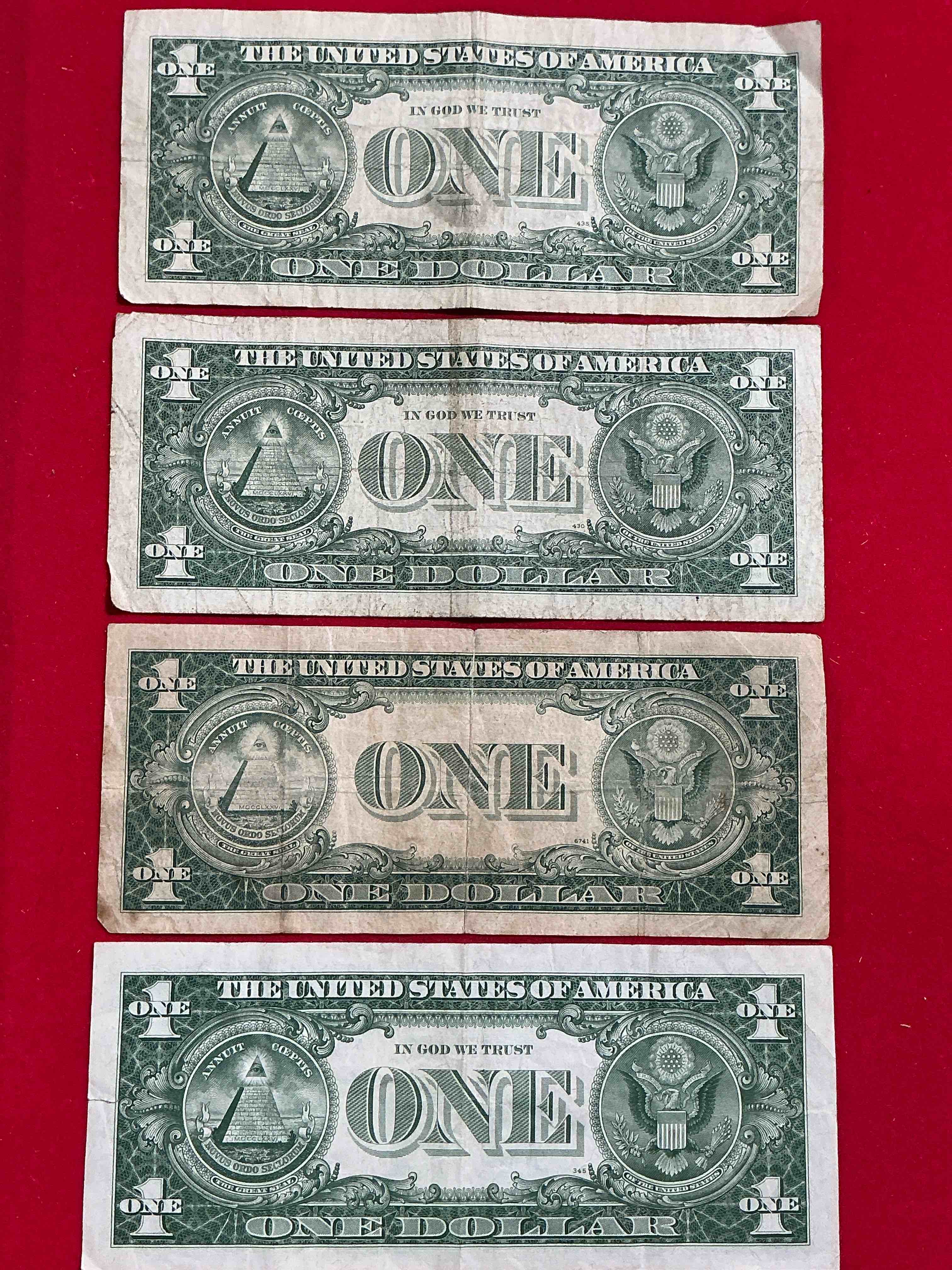 Condition photo showing Good Condition for 1957 & 1935 Silver Certificates! Did You Know That Prior To 1964 One Dollar U.S. Paper Money Was Actually Redeemable For Silver Dollars?! Wow How Times Have Changed! Silver Certificates Were Produced From 1878 To 1964 & Are Still Considered Legal Tender At Face Value. Here Are Gorgeous, Circulated 1935 & 1957 U.S. One Dollar Silver Certificate, With Highly Collectible "Blue Seal!* Own An Awesome Piece Of History!