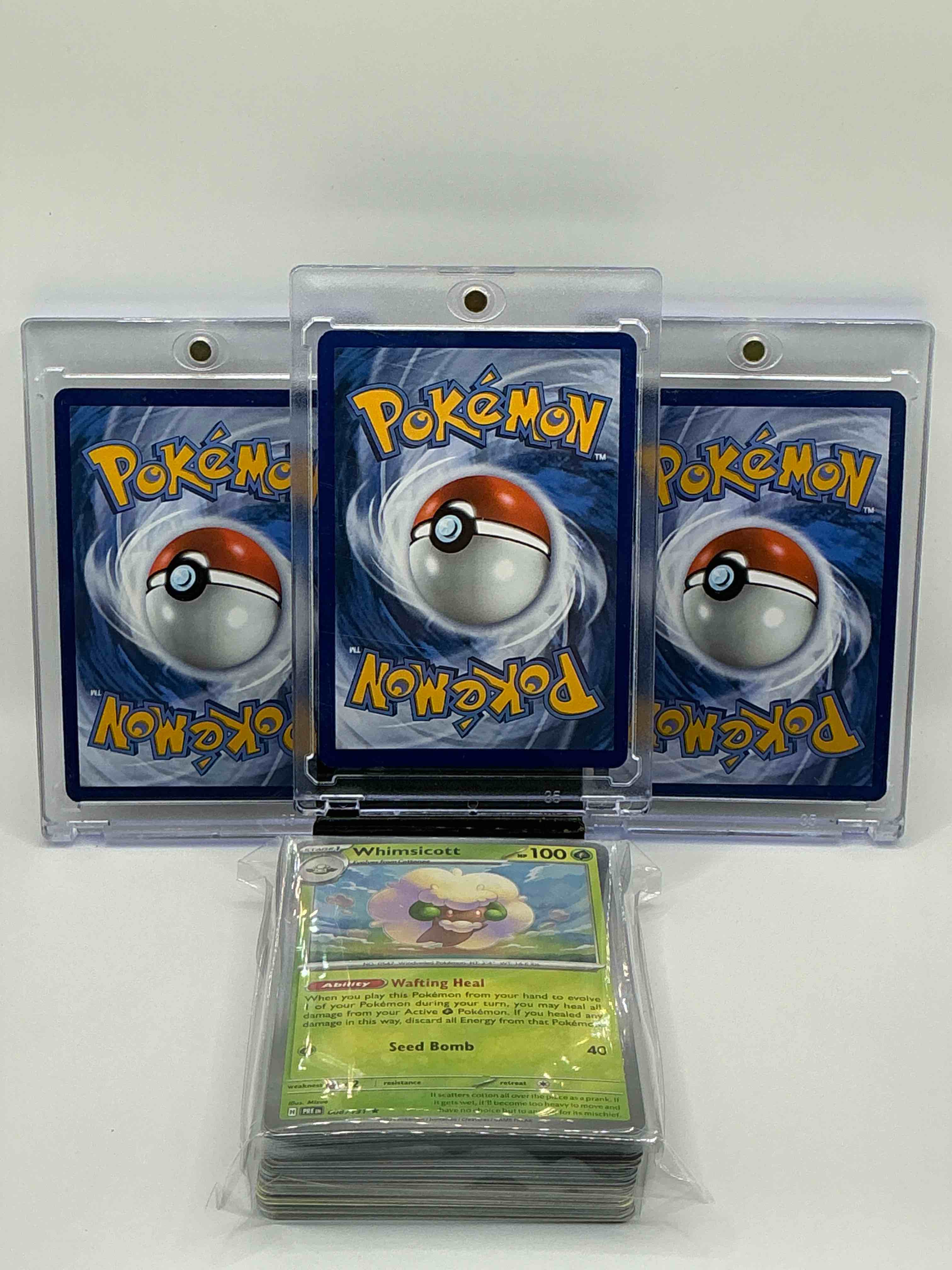 Condition photo showing New/Like New for Pokémon Palooza! Silver & Blue Shimmer Inferno X Mega Charizard X EX! Silver & Orange Mammoth Hauler Rumbling March Mamoswine EX! Silver & Purple Shimmer Mind Jack Dimensional Hand Alakazam EX! Along With 50 Other Pokémon Heroes, Holos, Legends & Commons!