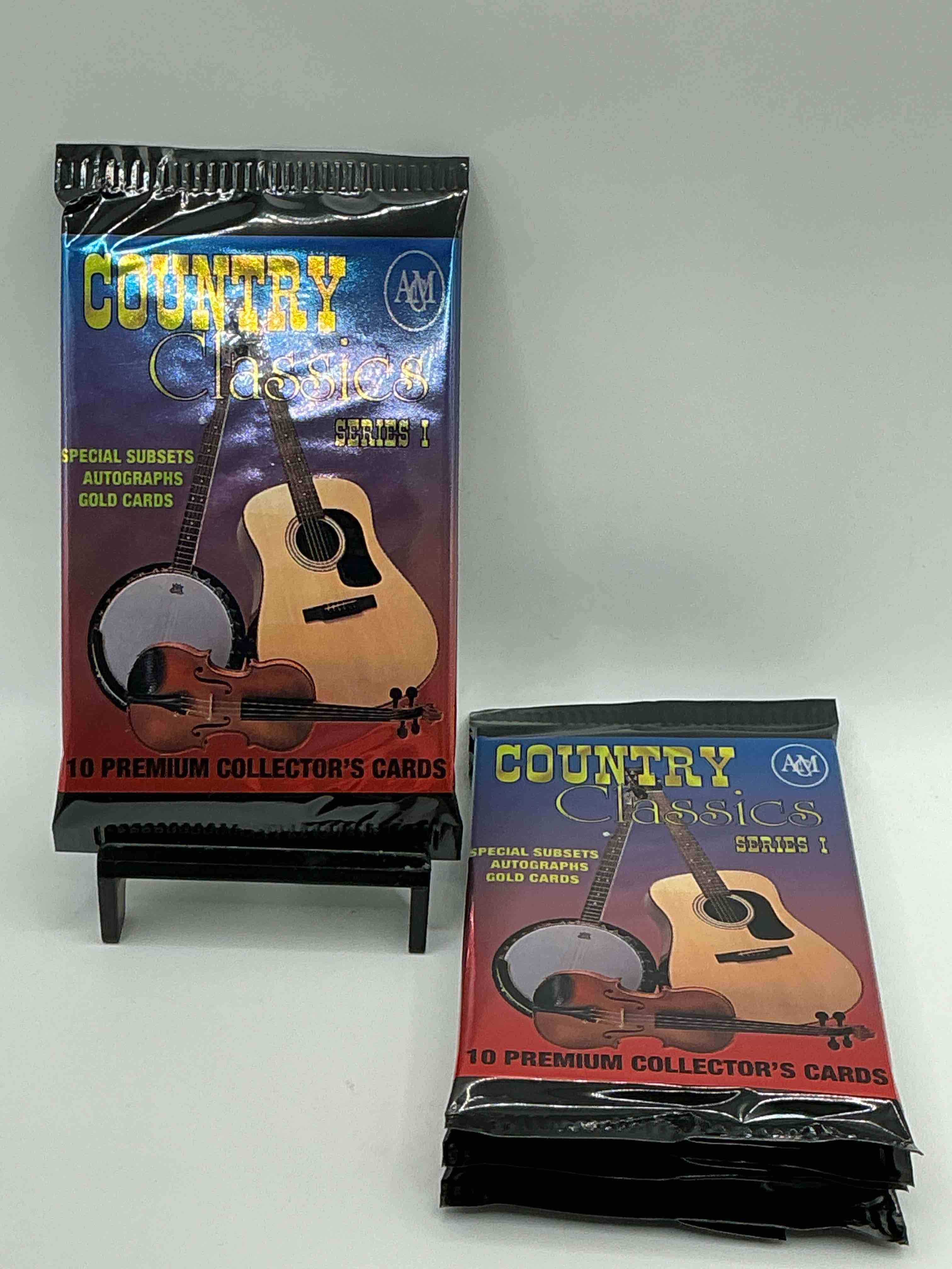 Alan Jackson Autograph!? George Jones Autograph!? Hank Williams Jr! Brooks & Dunn! Allen Jackson! WOW! Country Classics Series I Collector’s Cards! 1992 Collector’s Country Cards Limited Edition, Grab Them While You Can! Look For Autos & Legends, 10 Cards Per Pack!
