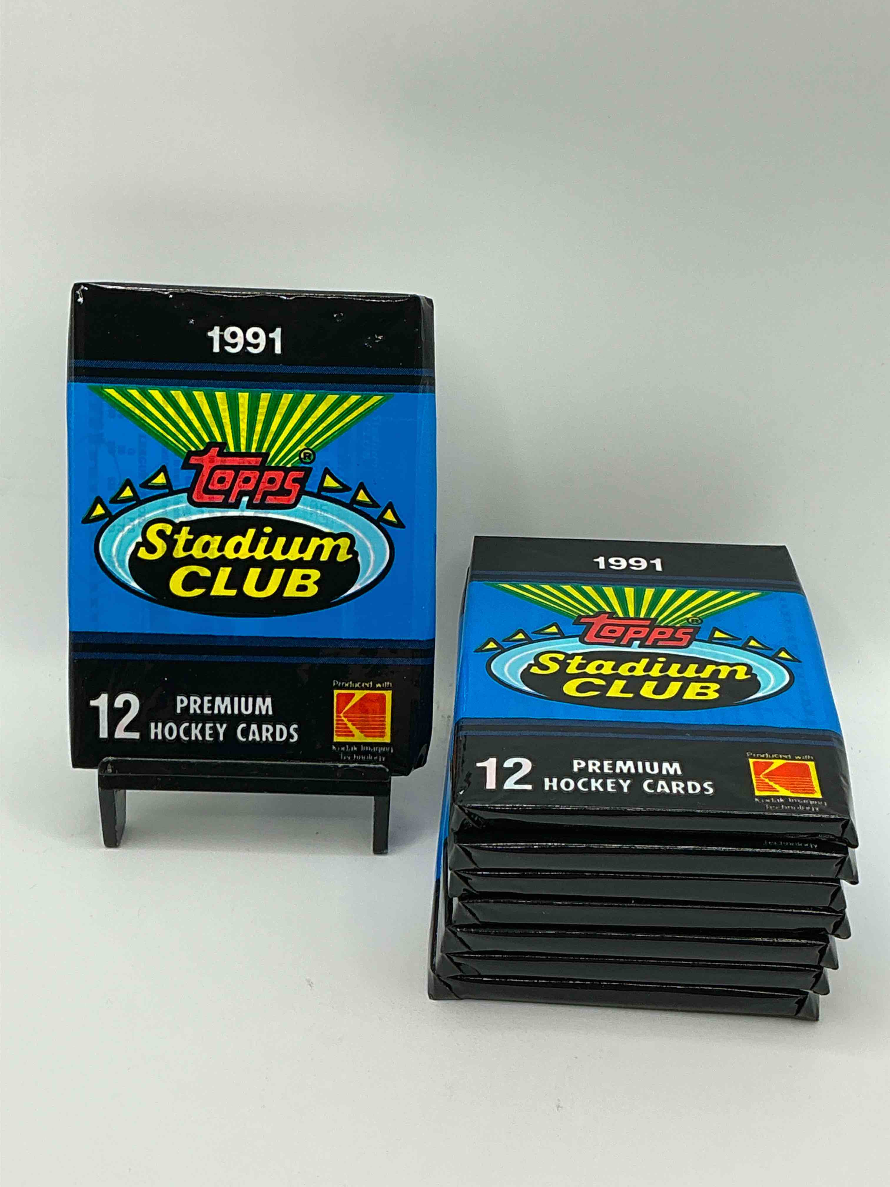 Wow! 1991-92 NHL Topps Stadium Club Premiere Edition! Look for All Of Your Favorite Stars From The 90’s In These Rare Packs!