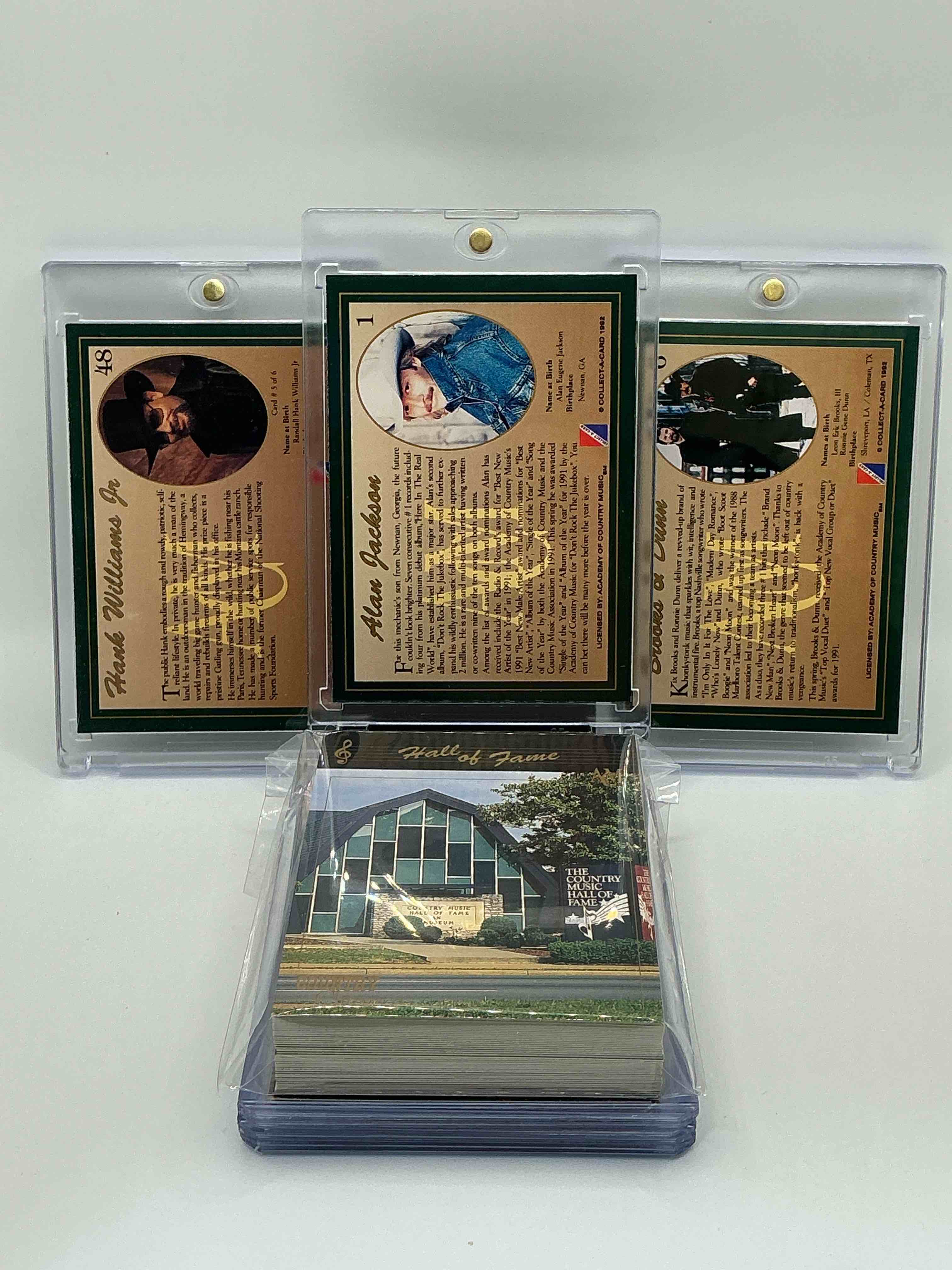 Condition photo showing New/Like New for Hank Williams Jr! Brooks & Dunn! Allen Jackson! WOW! Country Classics Series I Collector’s Cards! Originally Wrapped 1992 Collector’s Cards Set, 100 Cards Includes! Limited Edition, Grab Them While You Can!