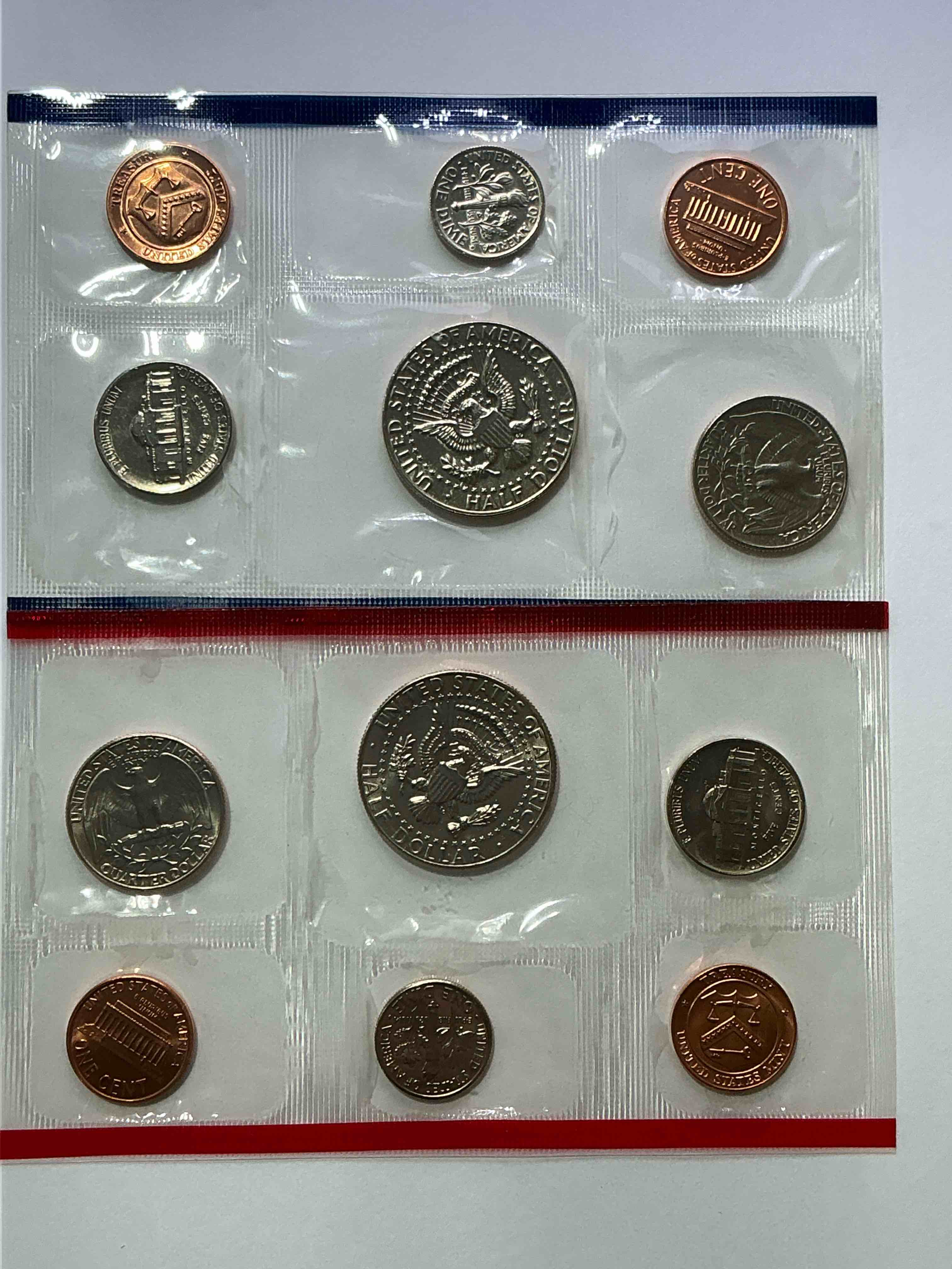 Condition photo showing Good Condition for 1986 Mint Coins! 12 Coin Lot, All Uncirculated! Half Dollars, Pennies, Quarters, Nickels & Dimes! WOW!