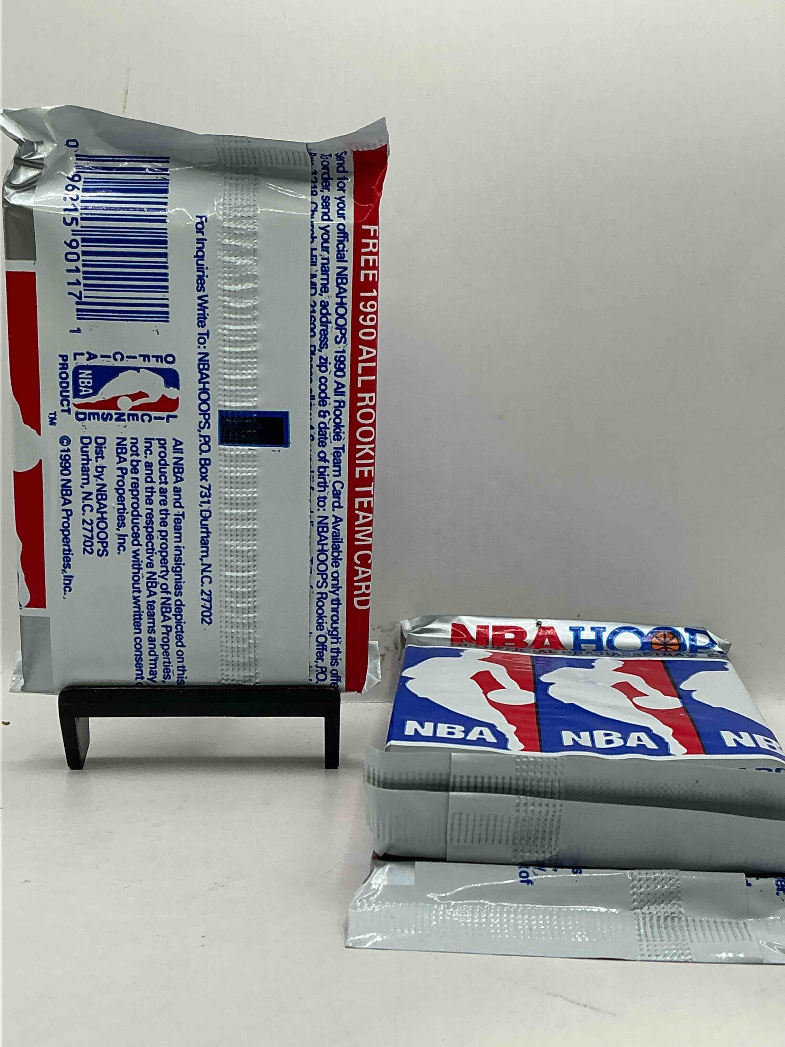 Condition photo showing New/Like New for Michael Jordan!? 1990/91 NBA Hoops Unopened Sealed Trading Collectible Sports Card Pack, Direct From Original Sealed Retail Case! Search For Early Michael Jordan #65 (PSA 10 Value $550), Jordan All Star Card, & Too Many Other Nice Cards To List!