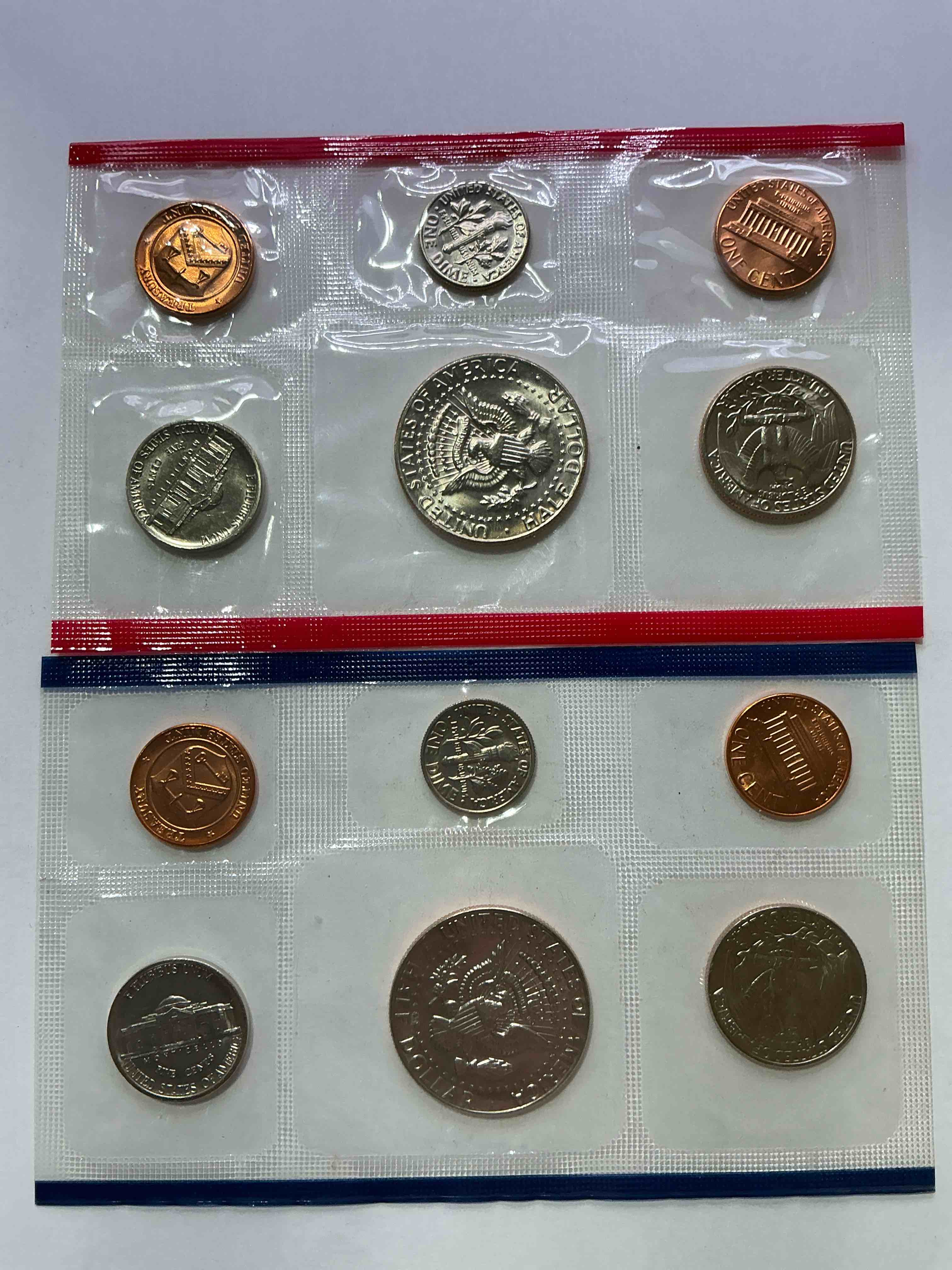 Condition photo showing New/Like New for 1984 Mint Coins! 12 Coin Lot, All Uncirculated! Half Dollars, Pennies, Quarters, Nickels & Dimes! WOW!