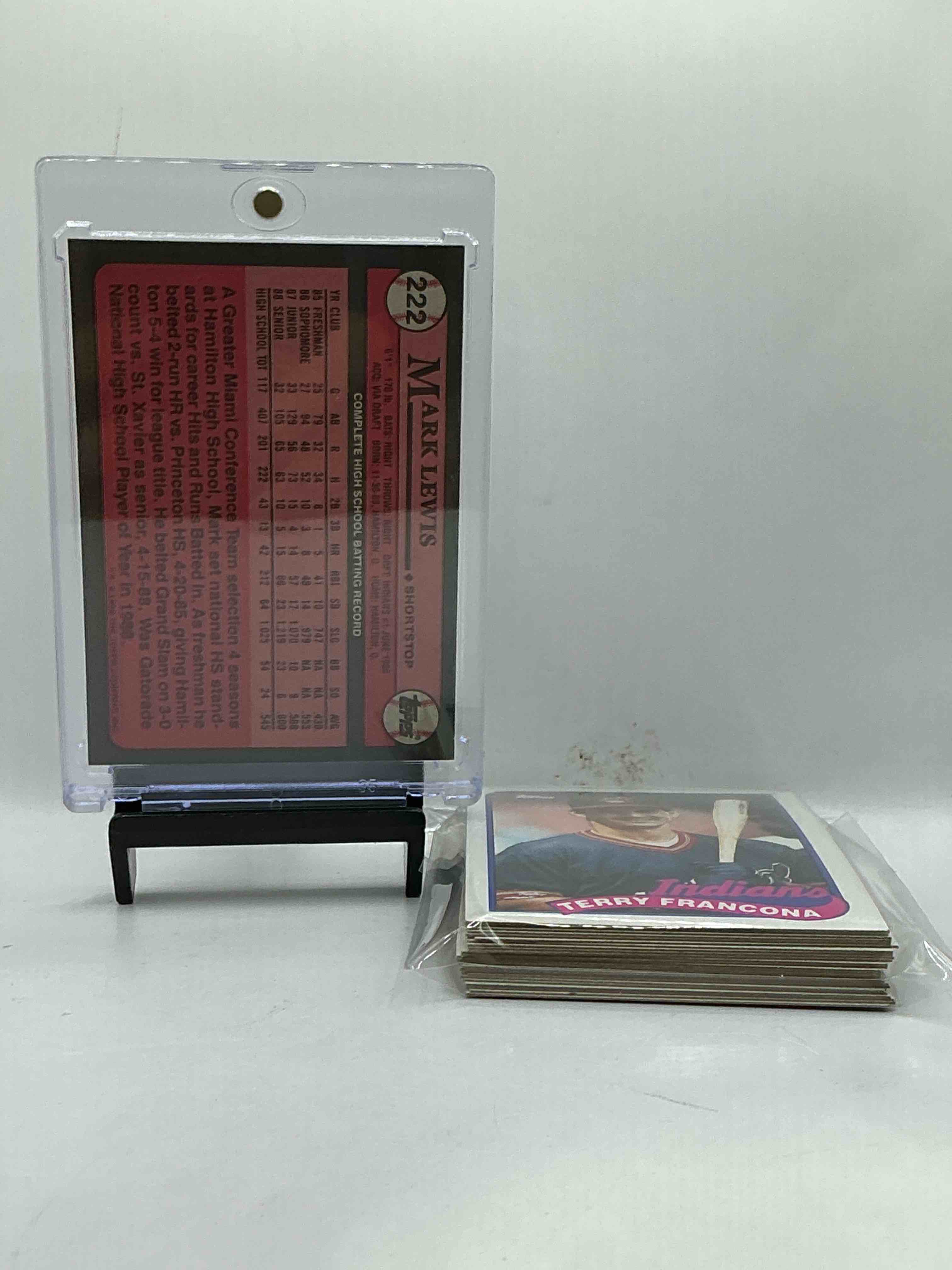 Condition photo showing New/Like New for Indians 1989 Team Set! WOW! 26 Card Craziness! Legends & Indians Players From 1989! Greg Swindell, Dave Clark & More! 