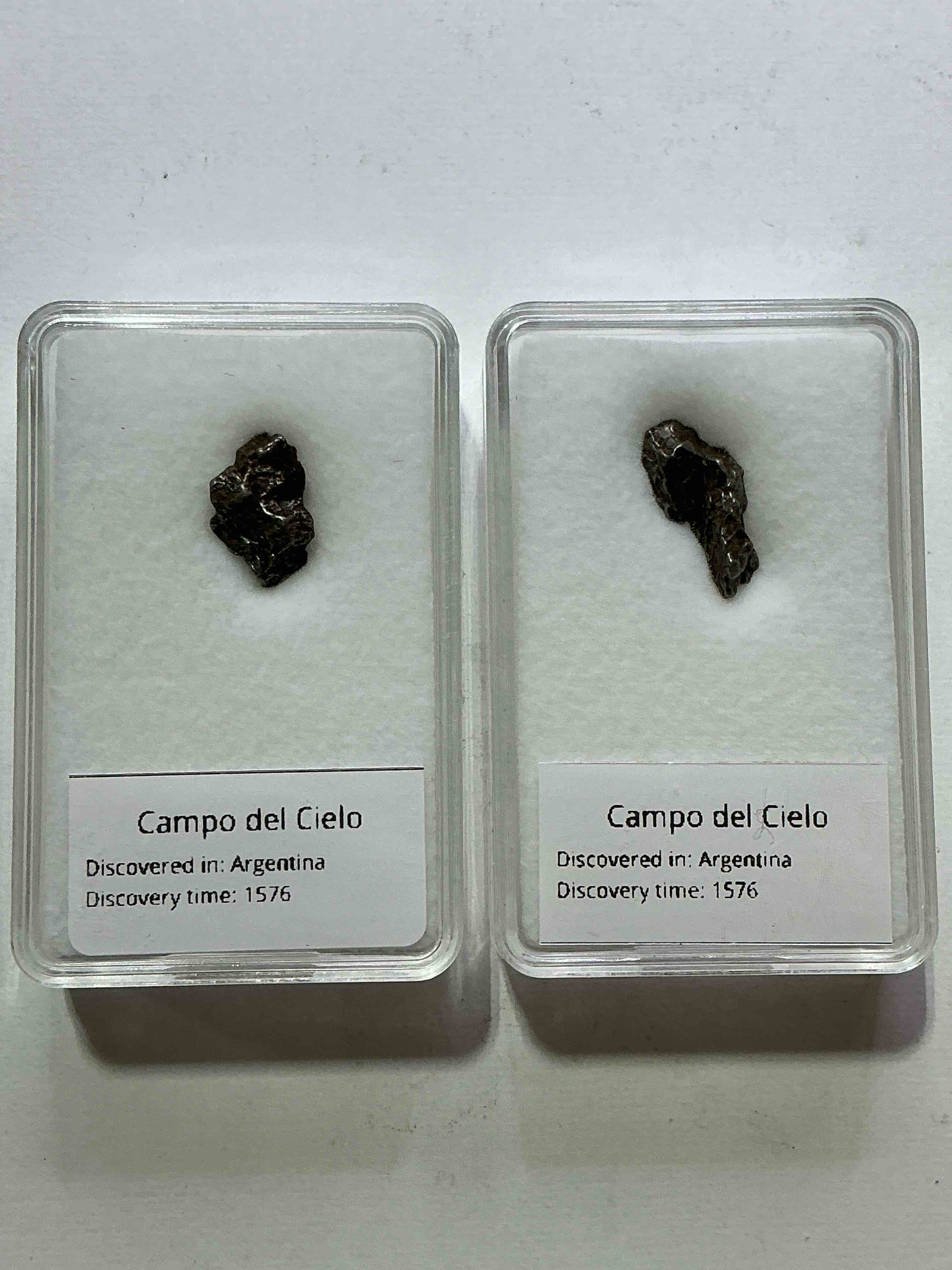Condition photo showing New/Like New for Authentic Meteorite Fragment! Genuine Meteorite Piece Believed To Be Part Of A Meteor That Crashed In Argentina! Authentic & Rare! 