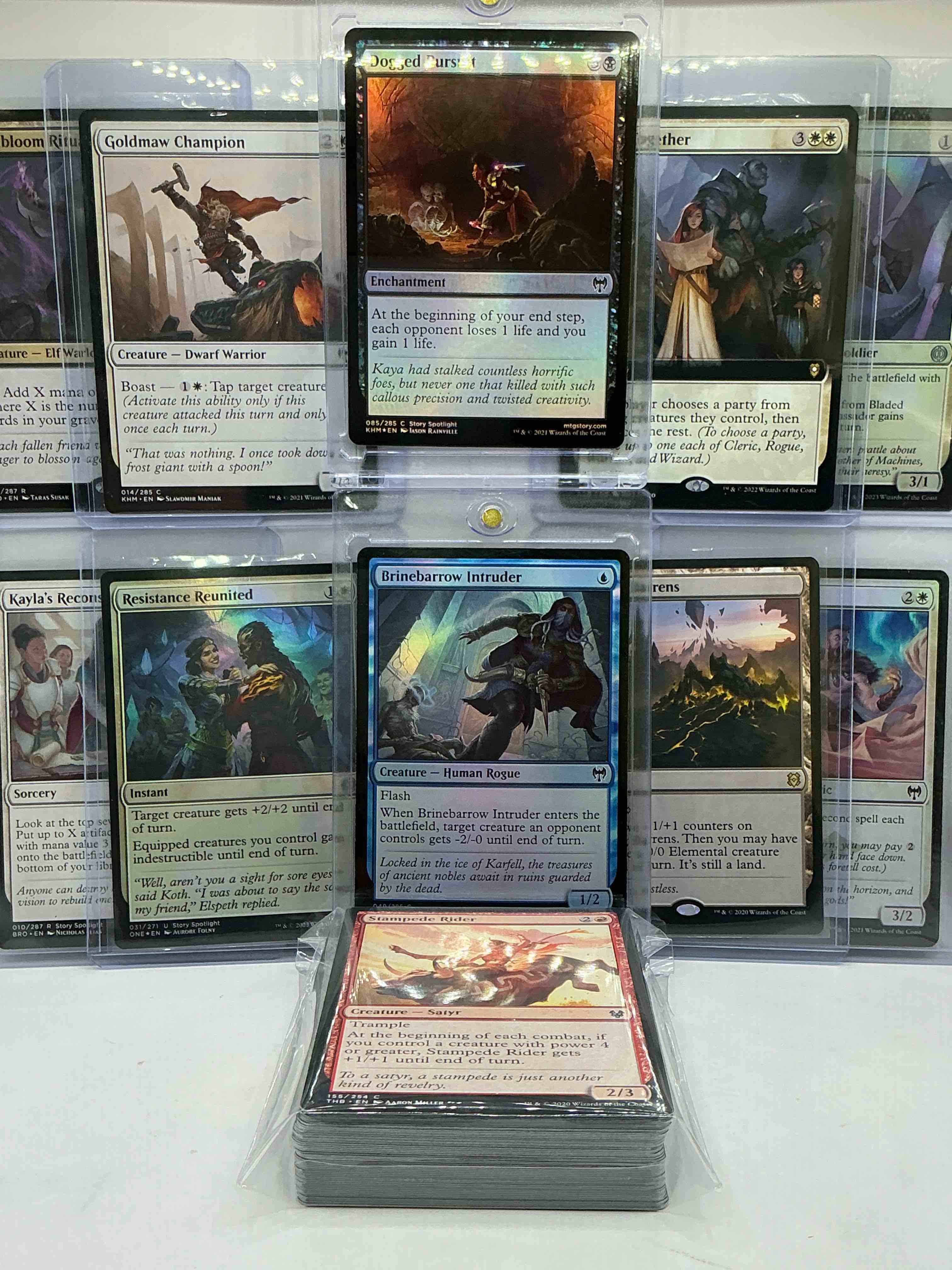 Condition photo showing New/Like New for Magic The Gathering 50 Card Lot! Lot Includes 5 Rare Cards & 5 Holo Foil Cards! All Cards In Excellent Condition! A Great Way To Join The MTG Craze!