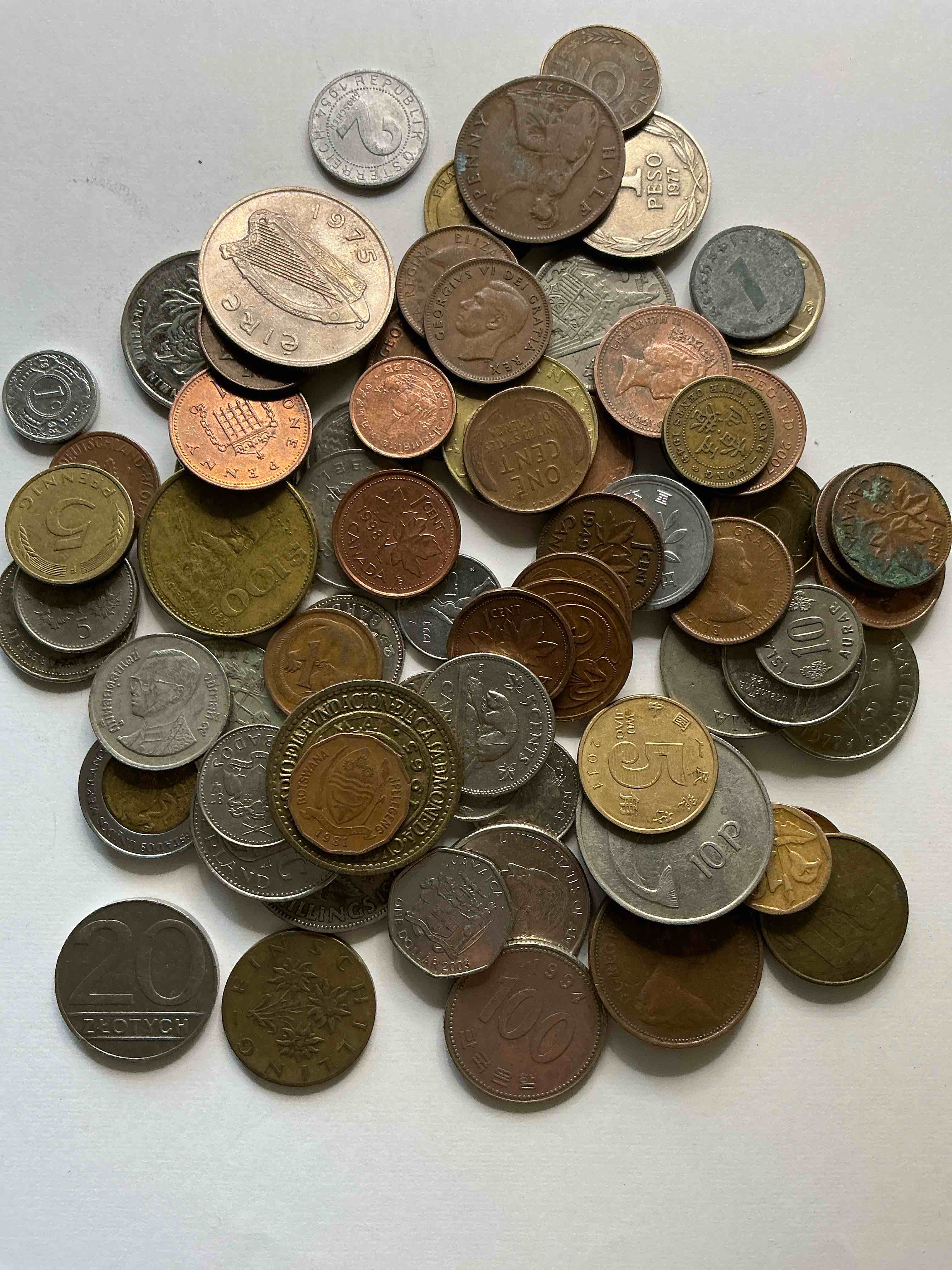 Condition photo showing Good Condition for World Coins, Antique & Vintage! Each Lot Is Unique! Many Different Years, Countries, Sizes & Exotic Places. This Cool Collection Of Antique Coins From Around The World Is Loads Of Fun! Have Fun Identifying Each Coin & Country As A Great Educational Tool! A Great Investment Too!
