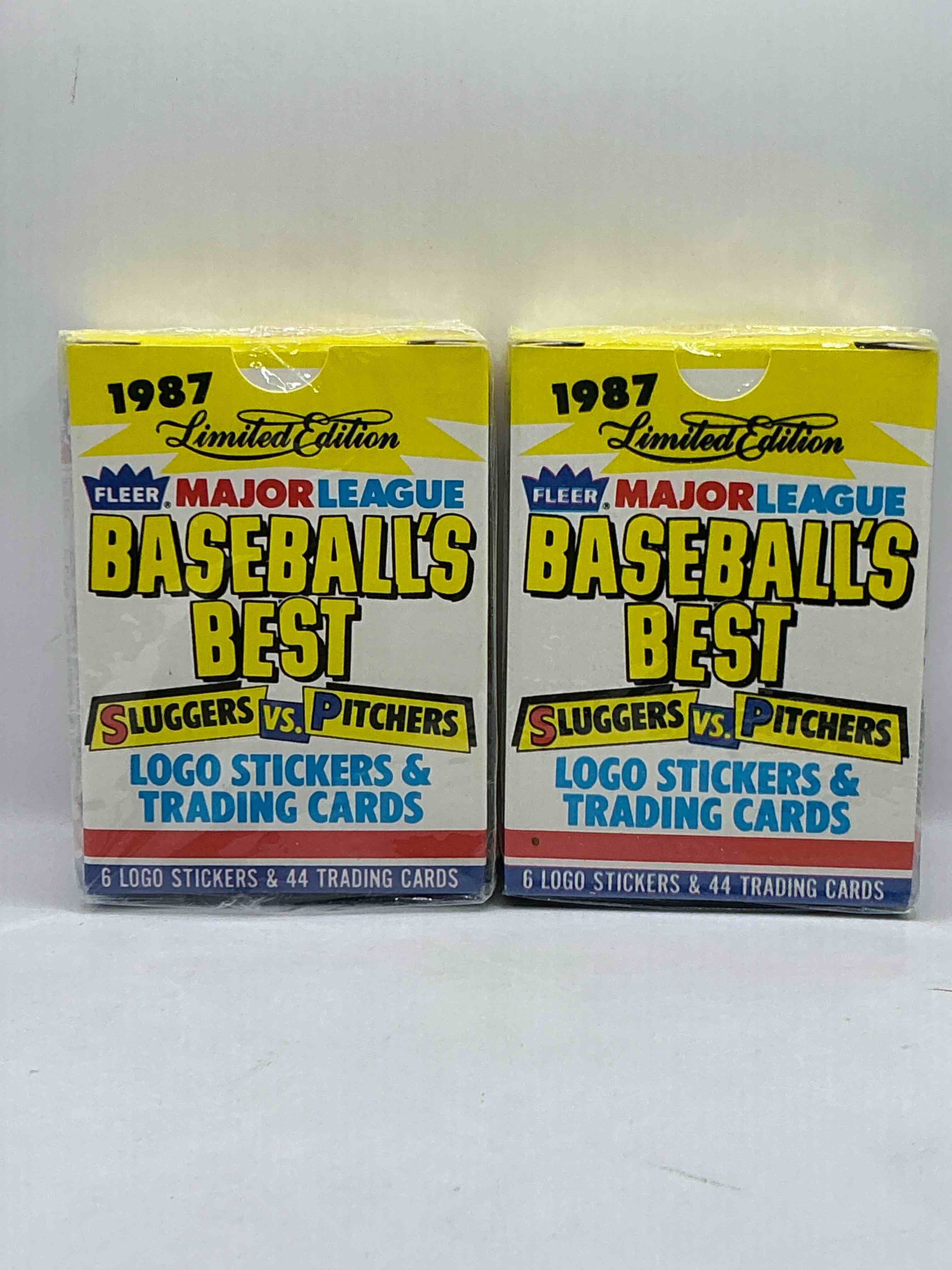 1987 Limited Edition Major League Sluggers & Pitchers Trading Cards 44 Card Unopened Set! George Bell, Rickey Henderson, Kirby Puckett, Tim Raines, Daryl Strawberry & More!