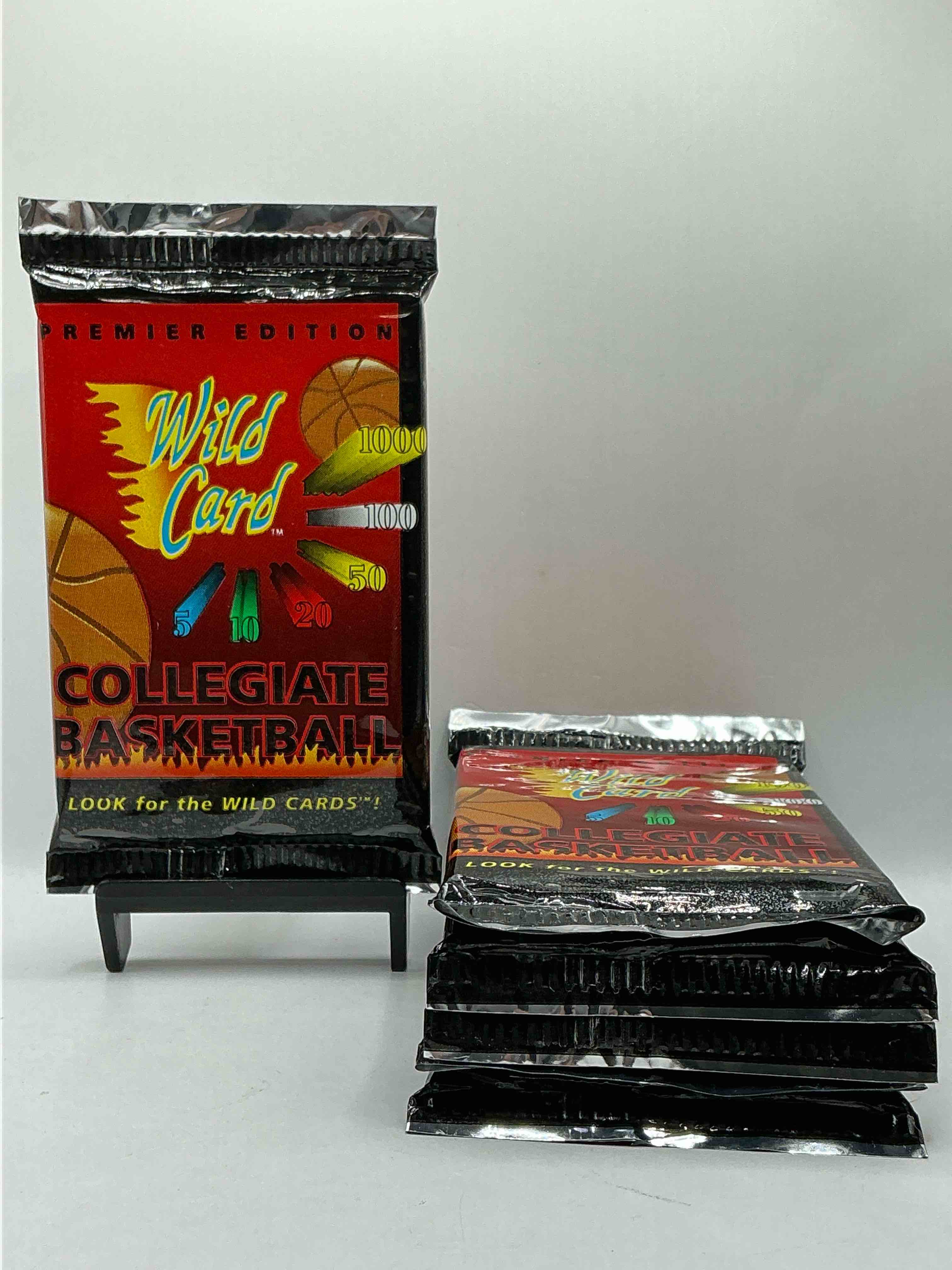 Wild Card Premier Edition 1992 Basketball Card Packs! LOOK FOR THE WILD CARDS! Basketball Packs! 